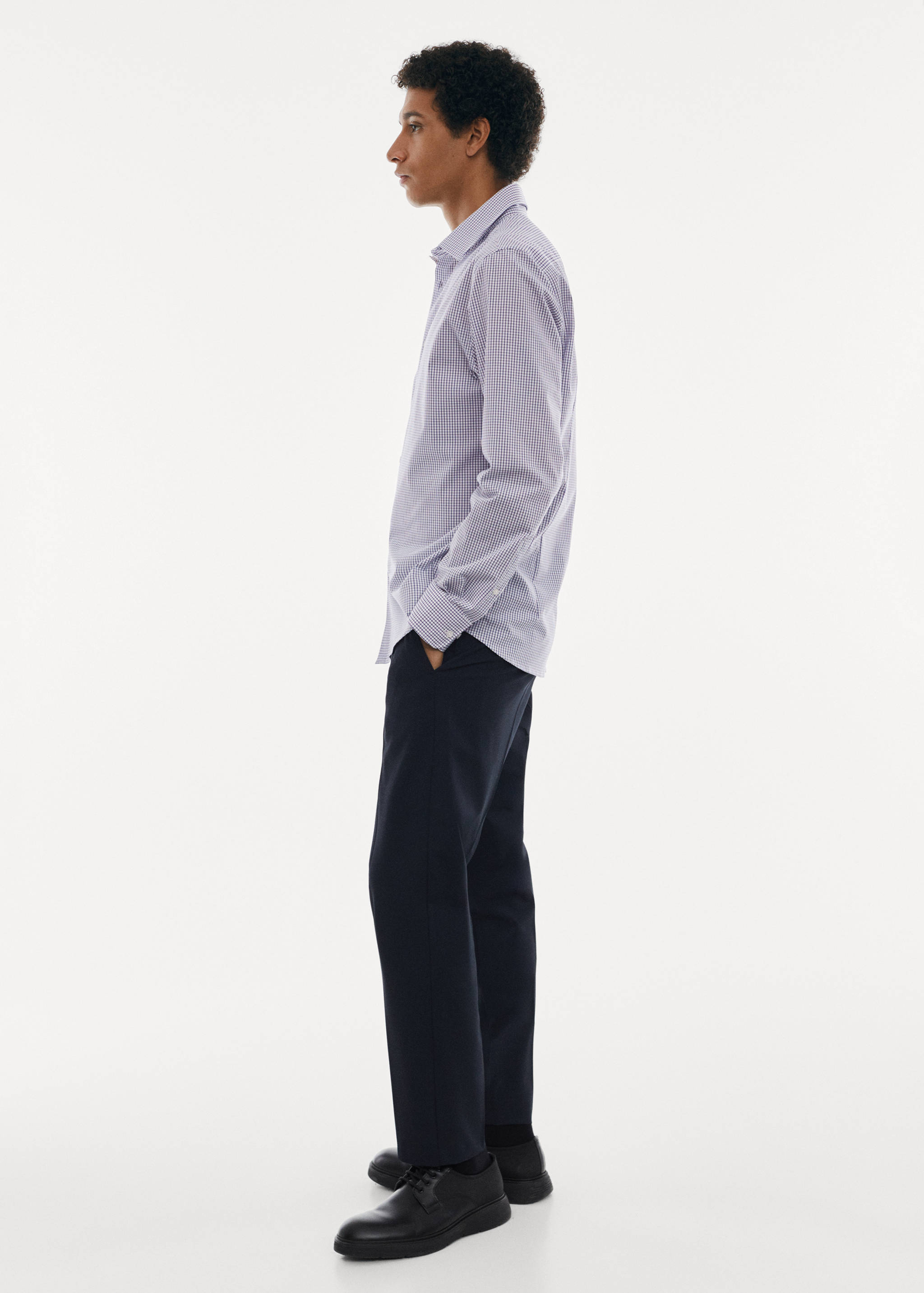 Micro-stretch fabric shirt - Details of the article 2