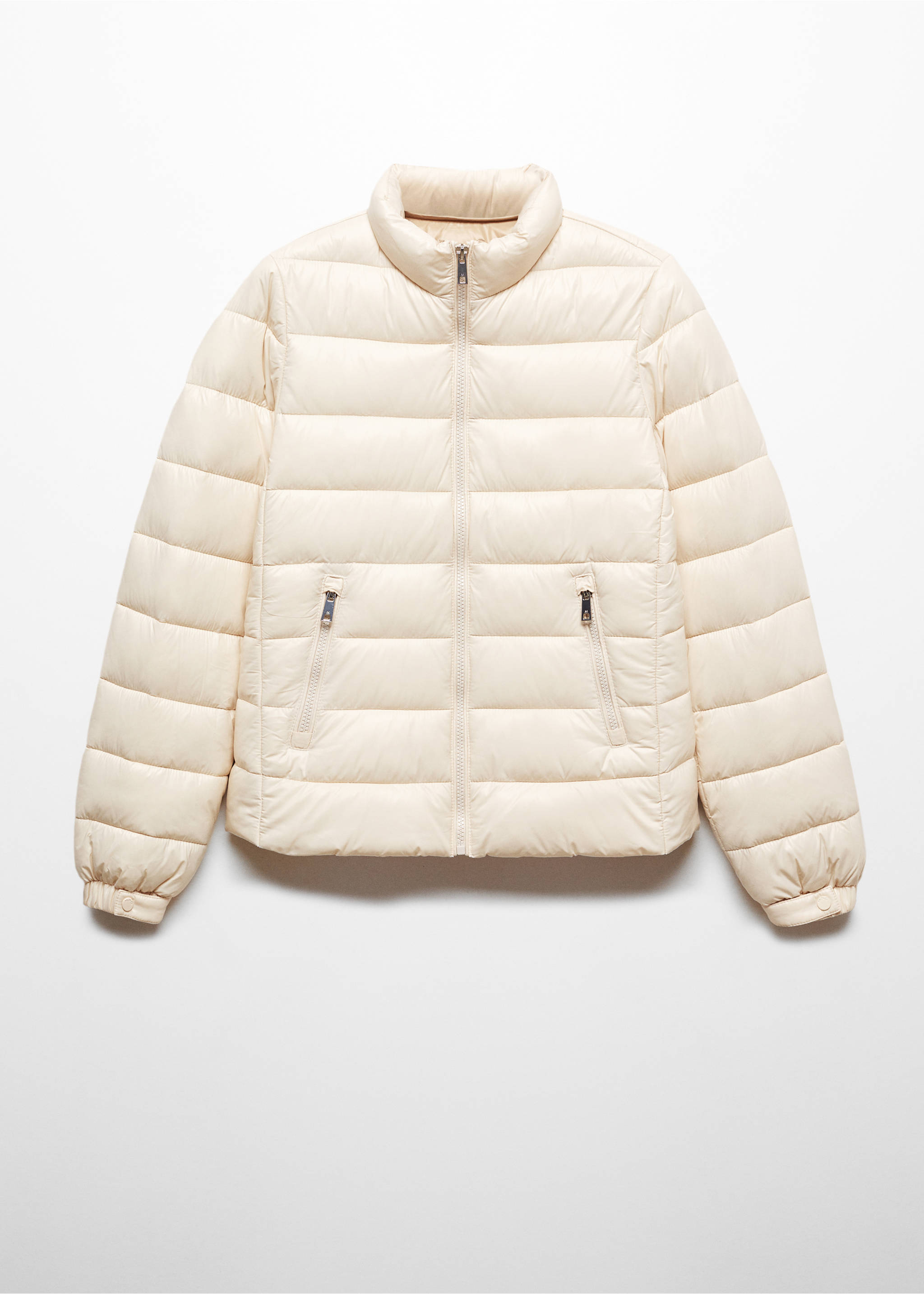 Prošívaná bunda anorak s kapsami - Zboží bez modelu, Béžová. Ref: 67030642-00.