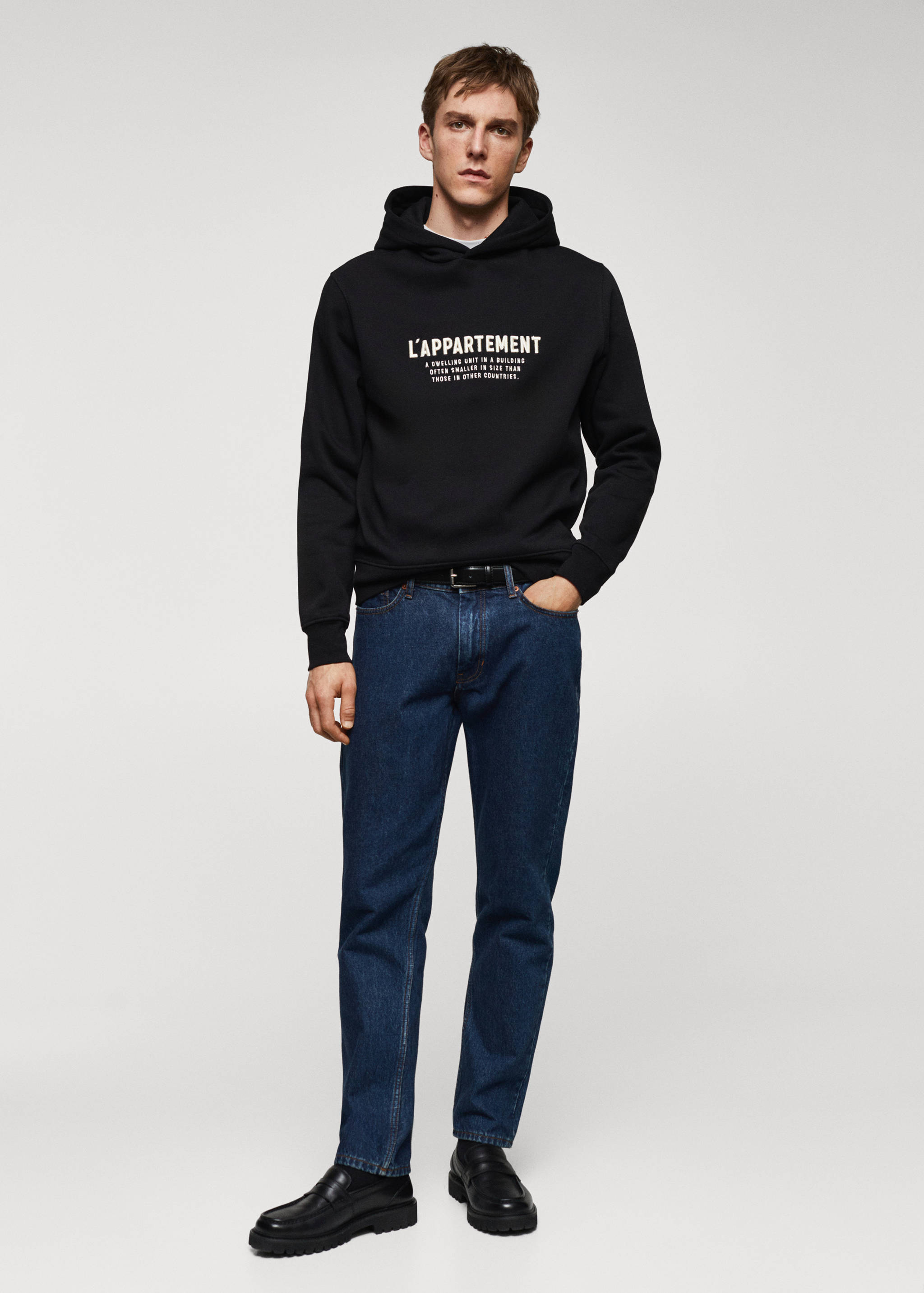 Embroidered hoodie - General plane