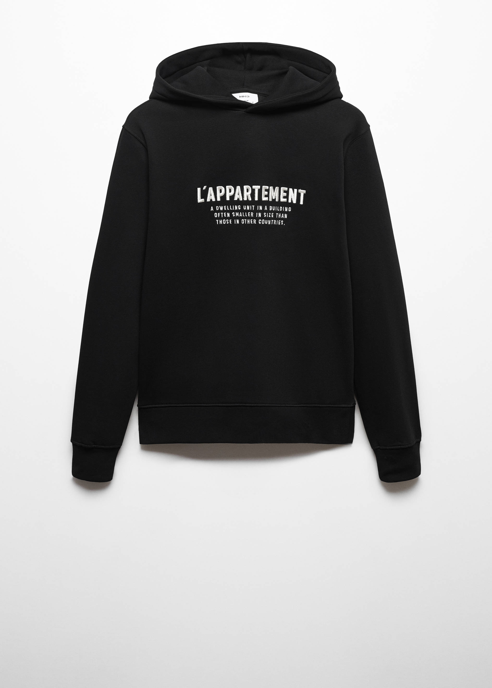 Kapuzenpullover mit Stickerei - Artikel ohne Model