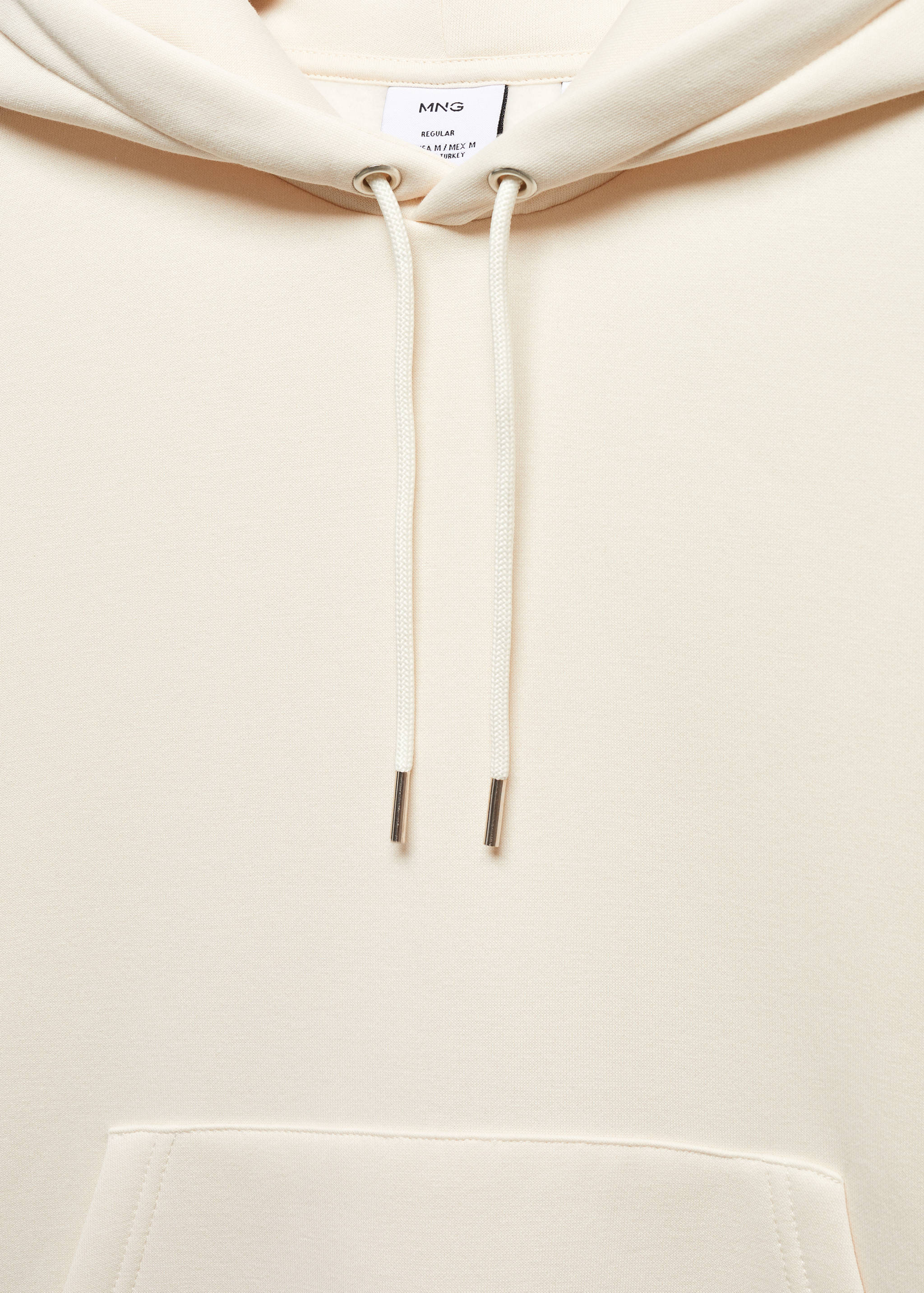 Känguru-Sweatshirt aus Baumwoll mit Kapuze - Detail des Artikels 8