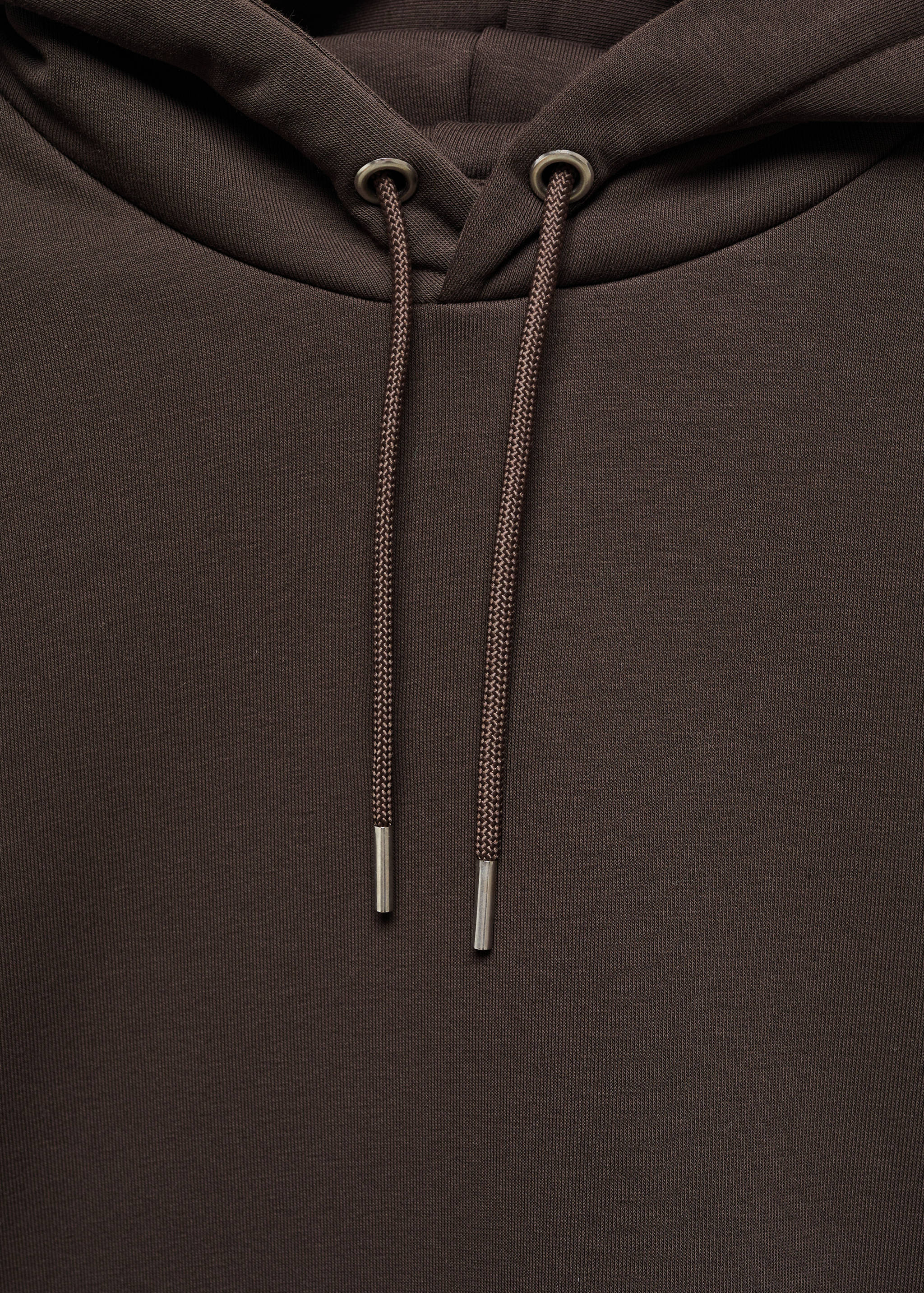 Känguru-Sweatshirt aus Baumwoll mit Kapuze - Detail des Artikels 8