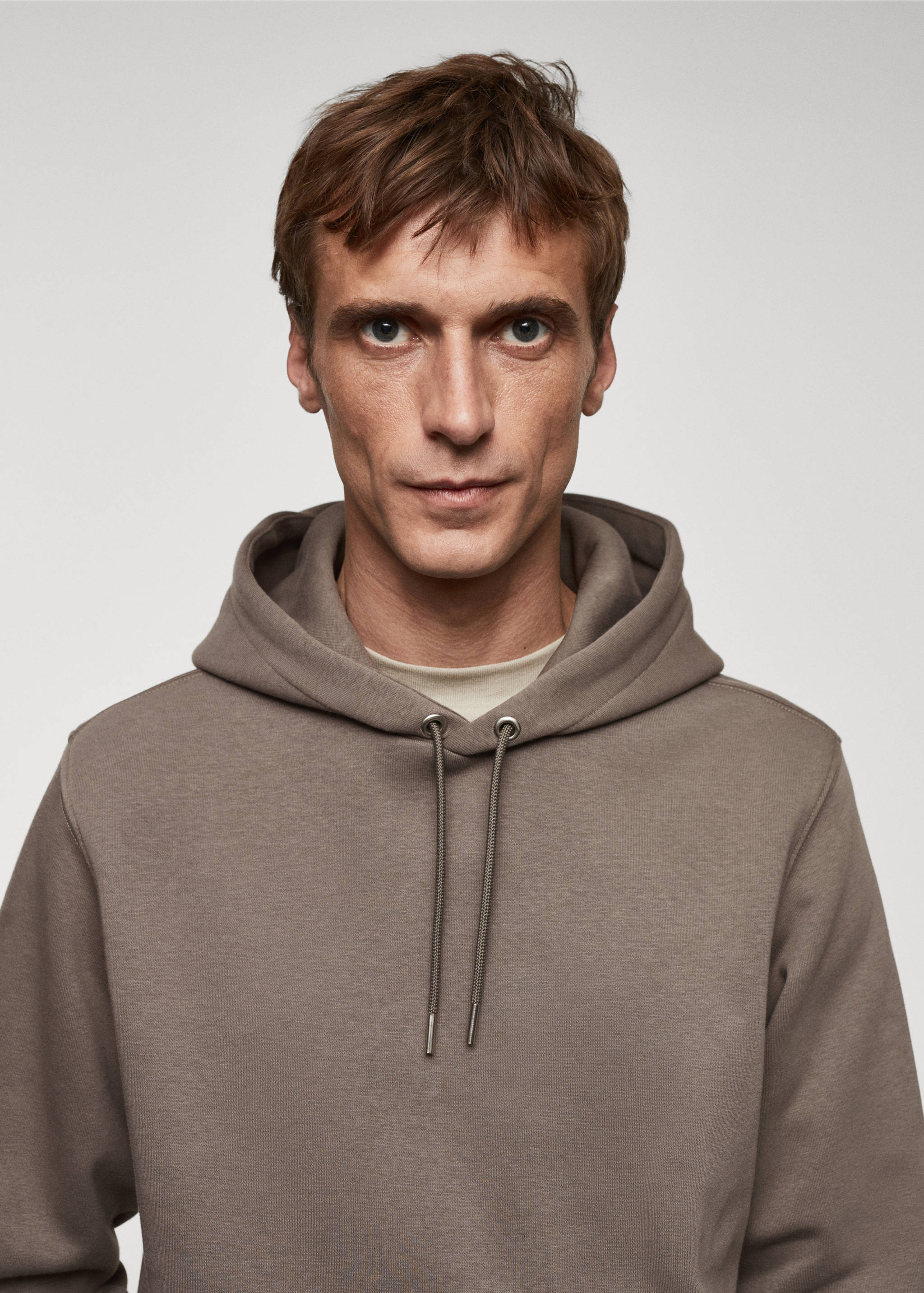 Känguru-Sweatshirt aus Baumwoll mit Kapuze - Detail des Artikels 1