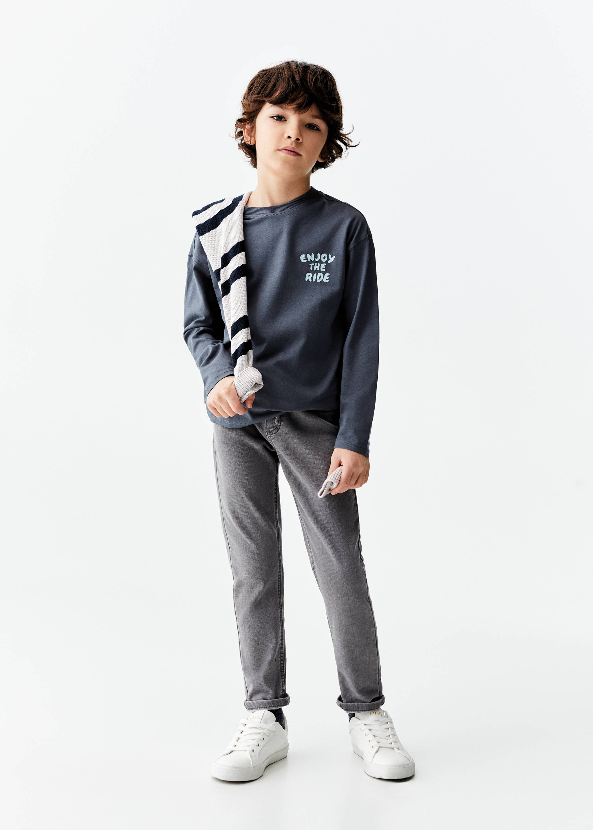 Printed long sleeve t-shirt - General plane