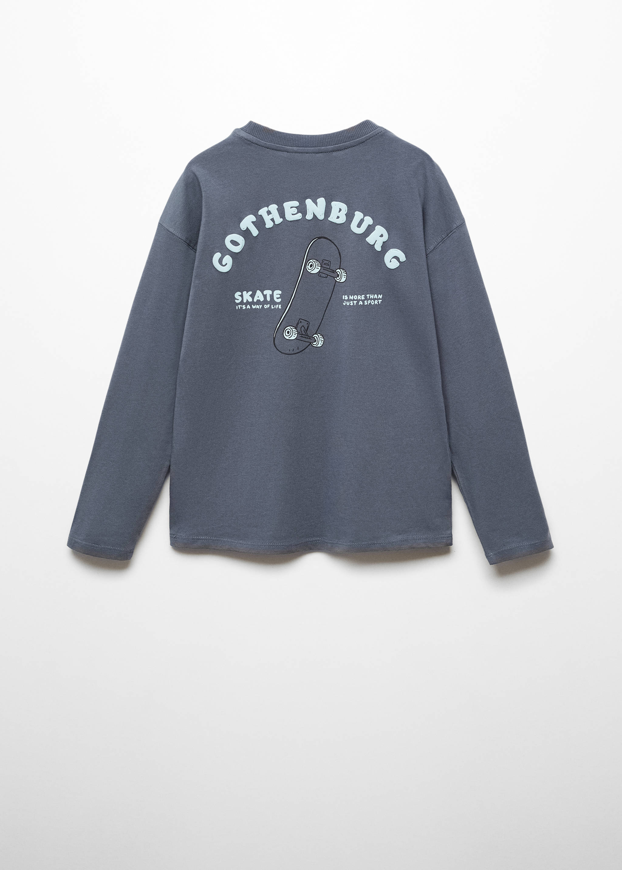 Printed long sleeve t-shirt - Reverse of the article