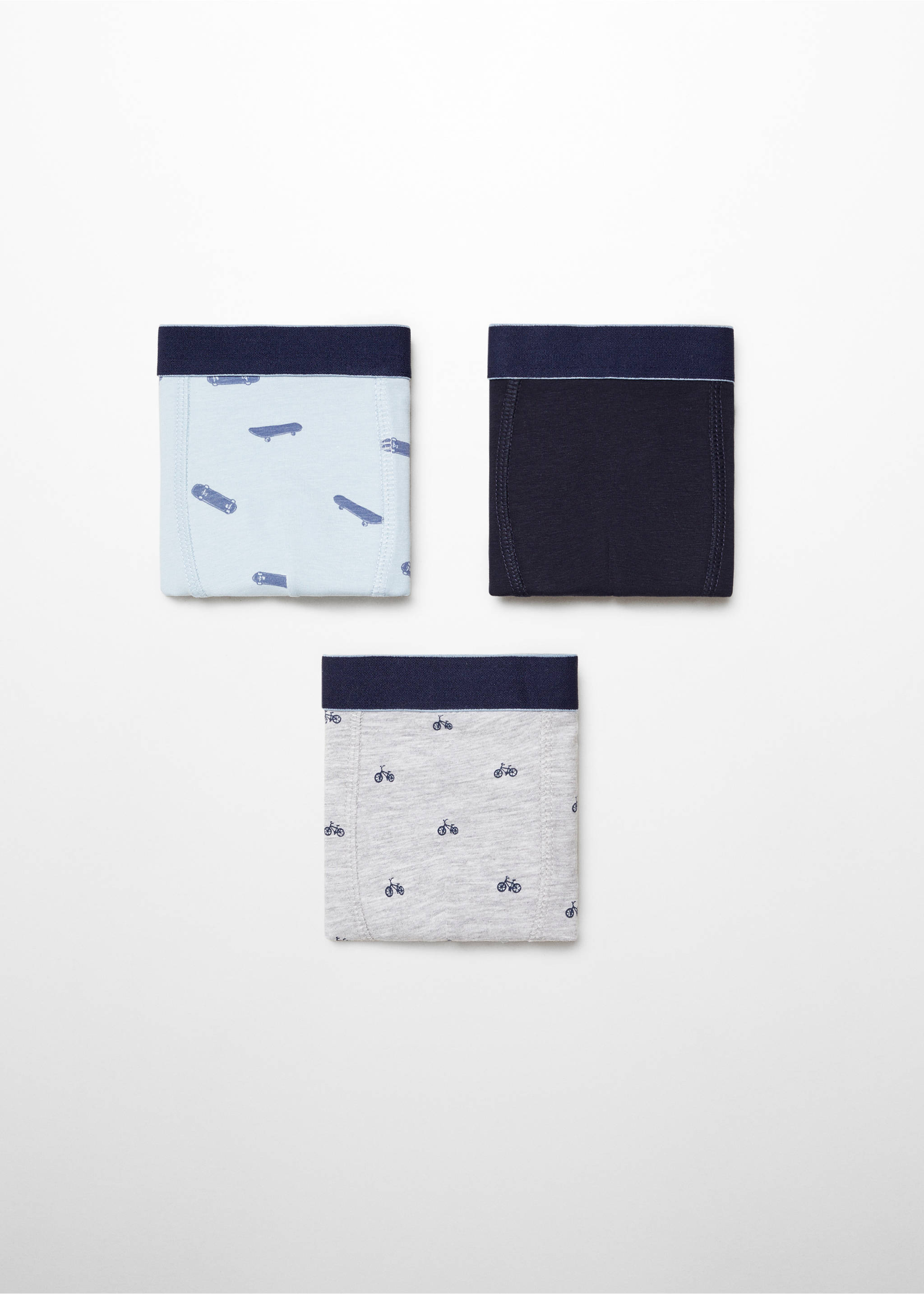 3 boxer pack - Article without model, Sky Blue. Ref: 67030664-00.