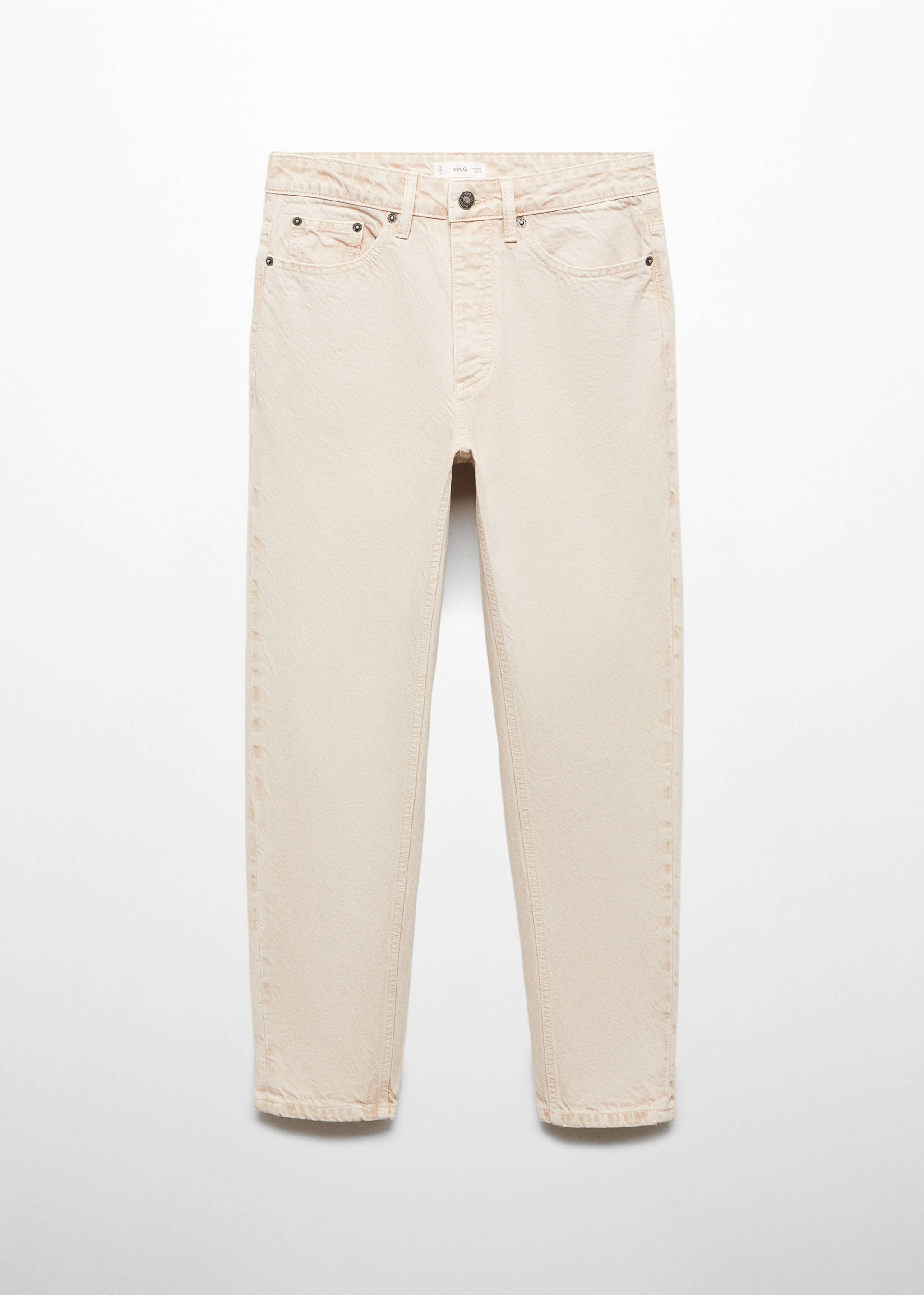 Regular-fit cotton trousers - Article without model, Beige. Ref: 67030676-00.