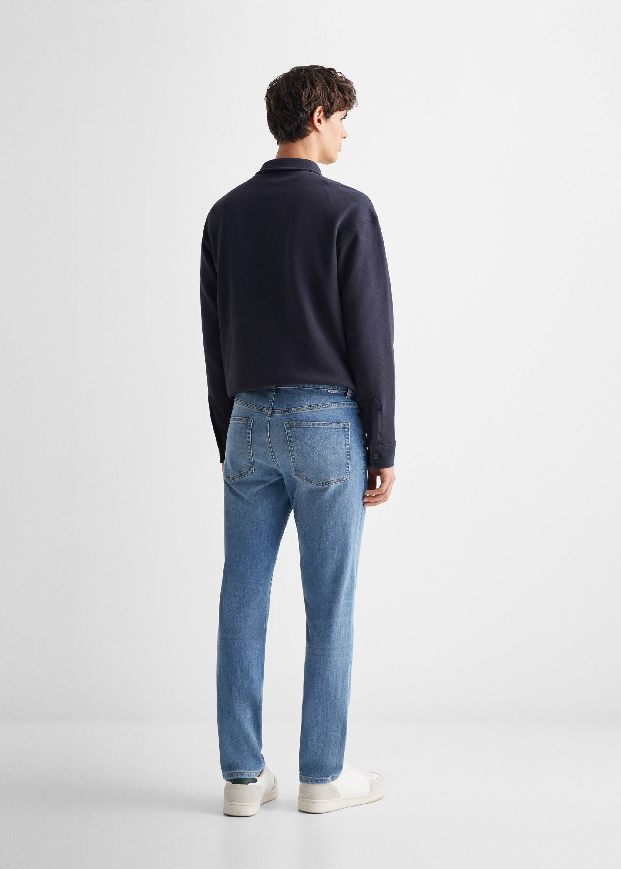 Slim-fit jeans - Reverse of the article, Medium Blue. Ref: 67030679-00.