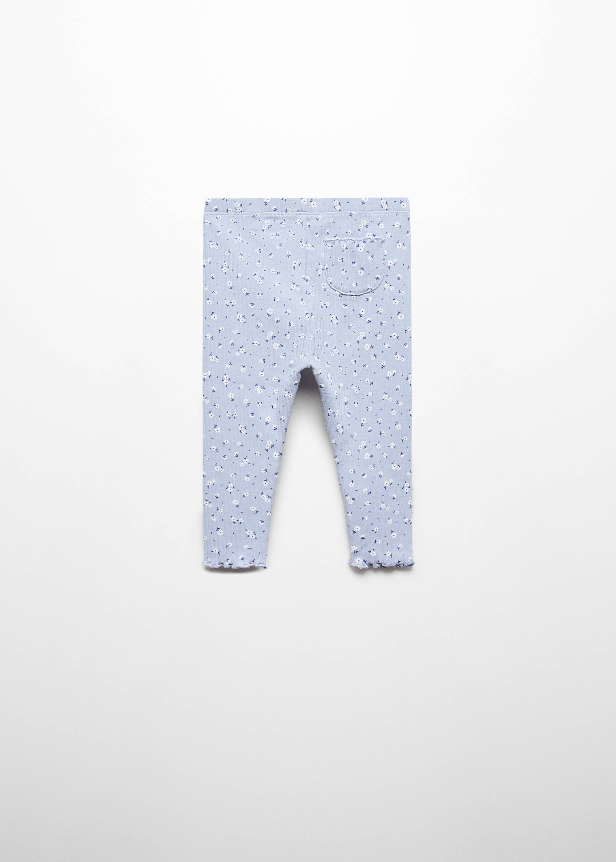 Floral print leggings - Reverse of the article