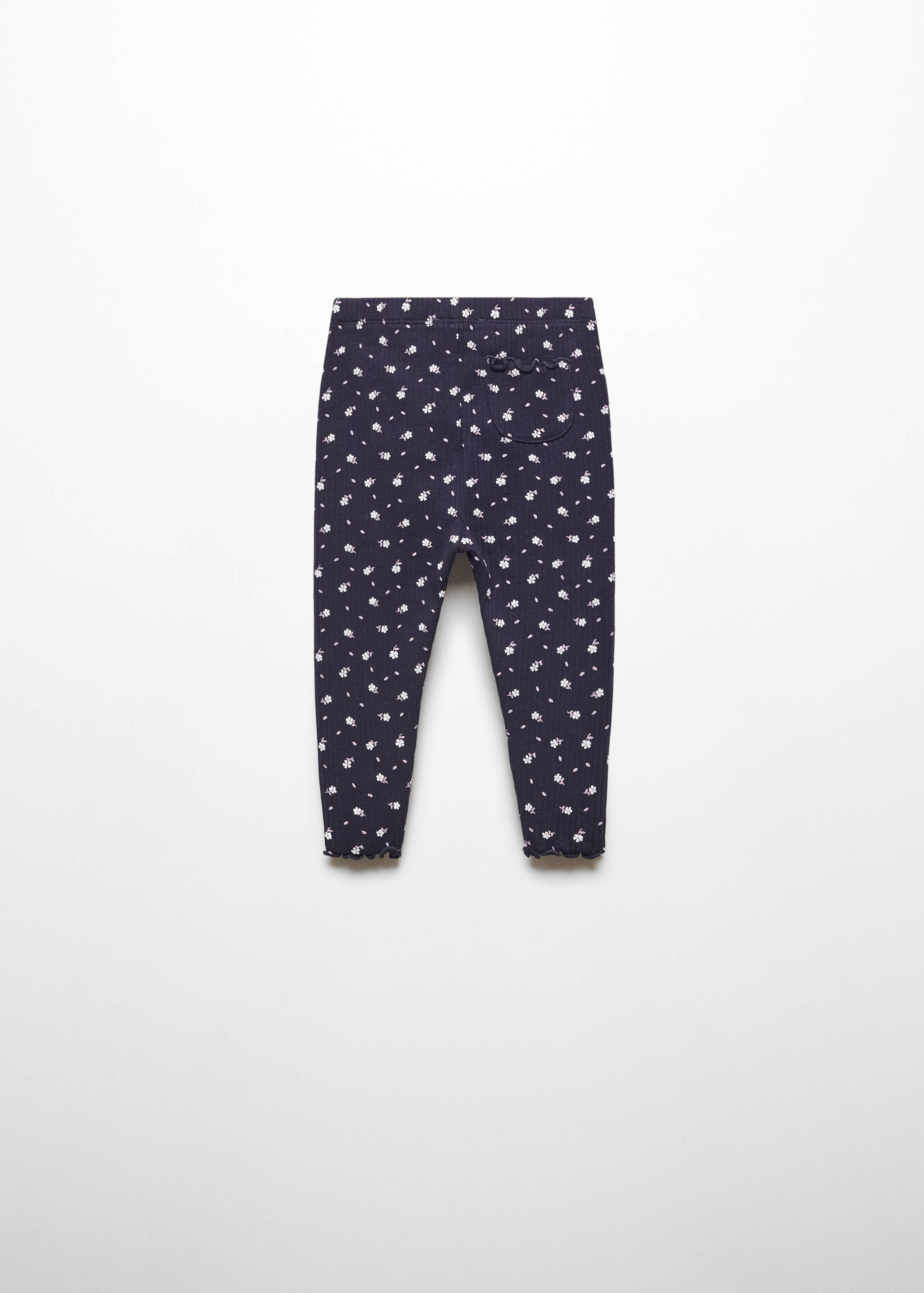 Floral print leggings - Reverse of the article