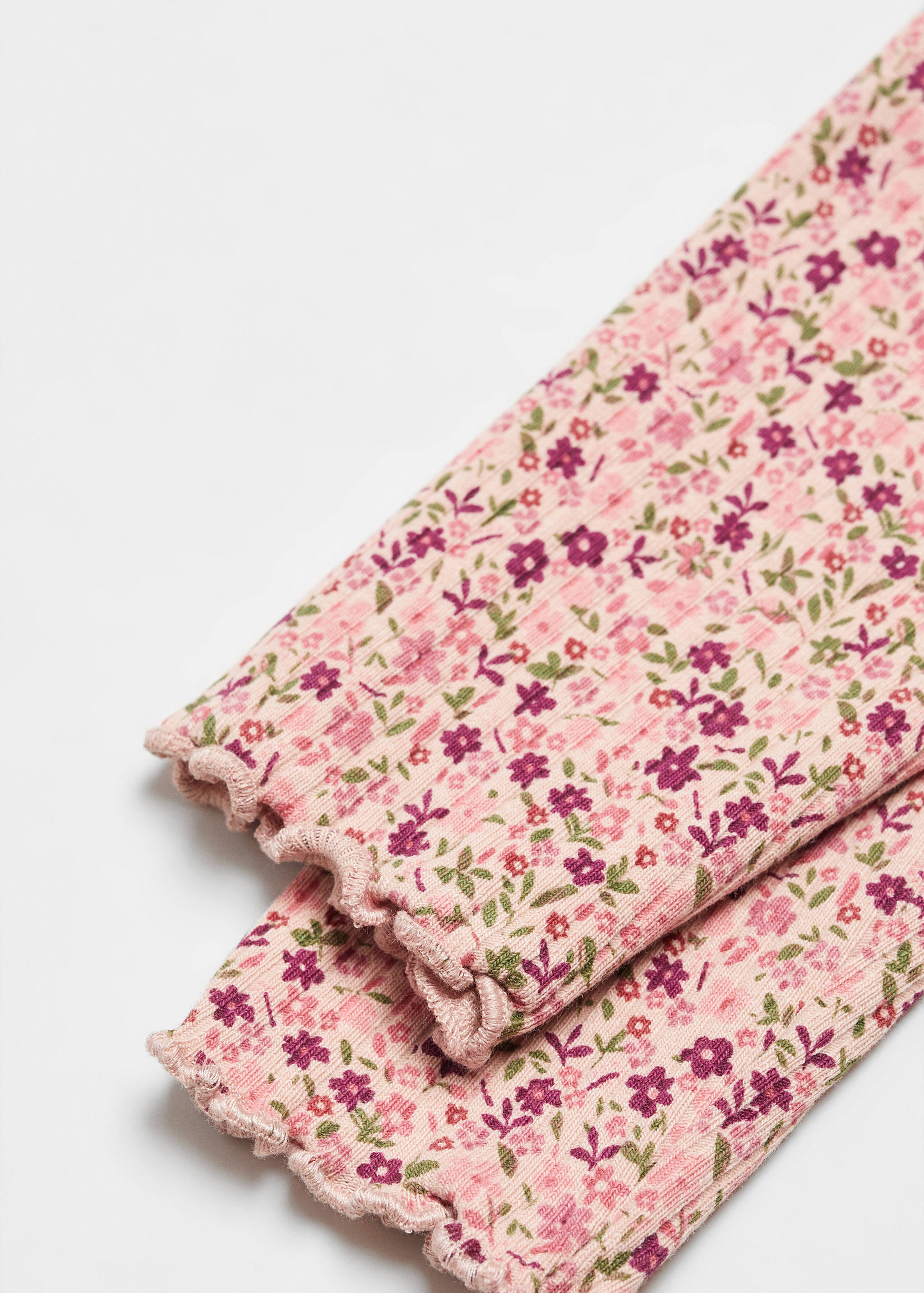 Floral print leggings - Details of the article 0