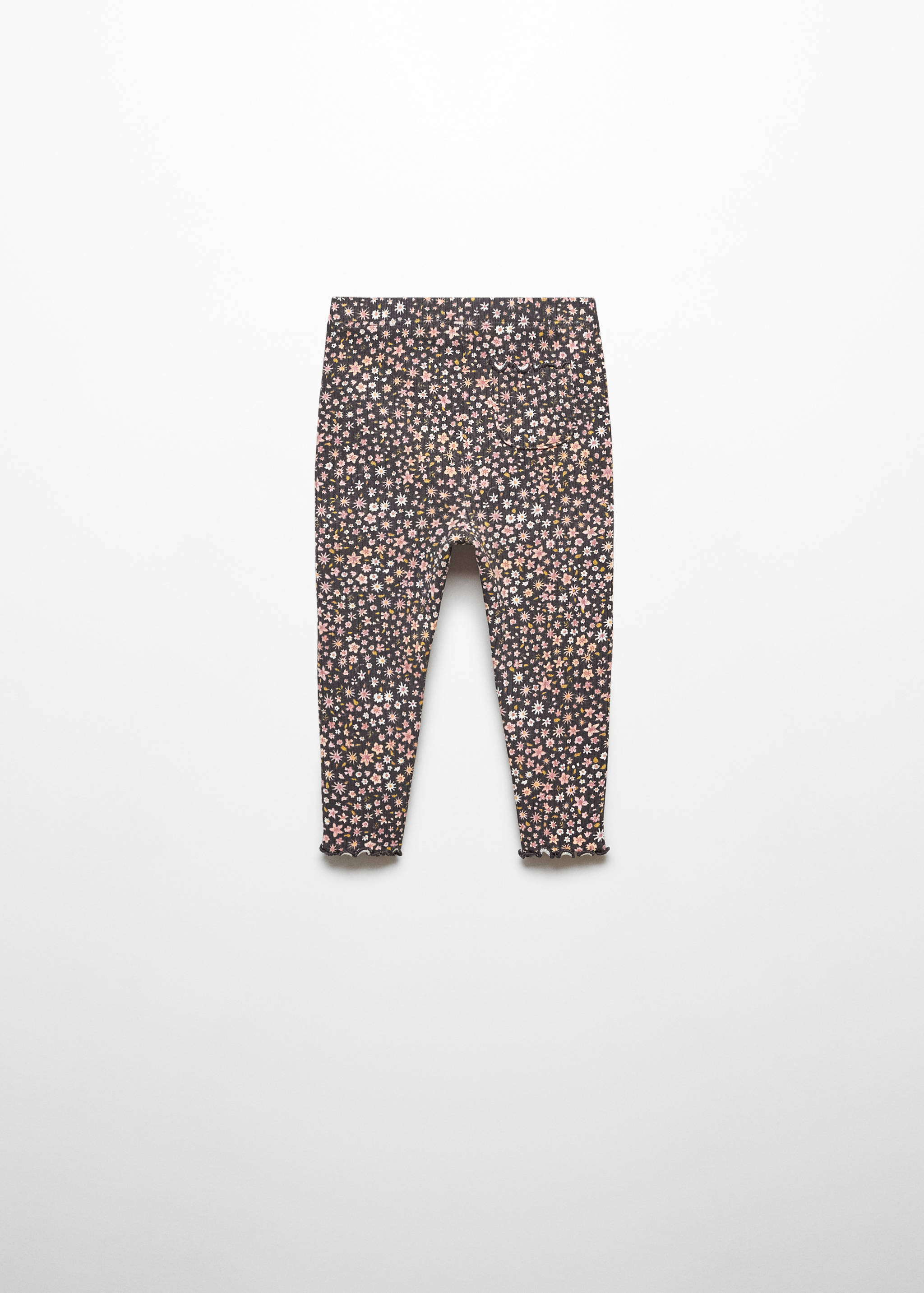 Floral print leggings - Reverse of the article