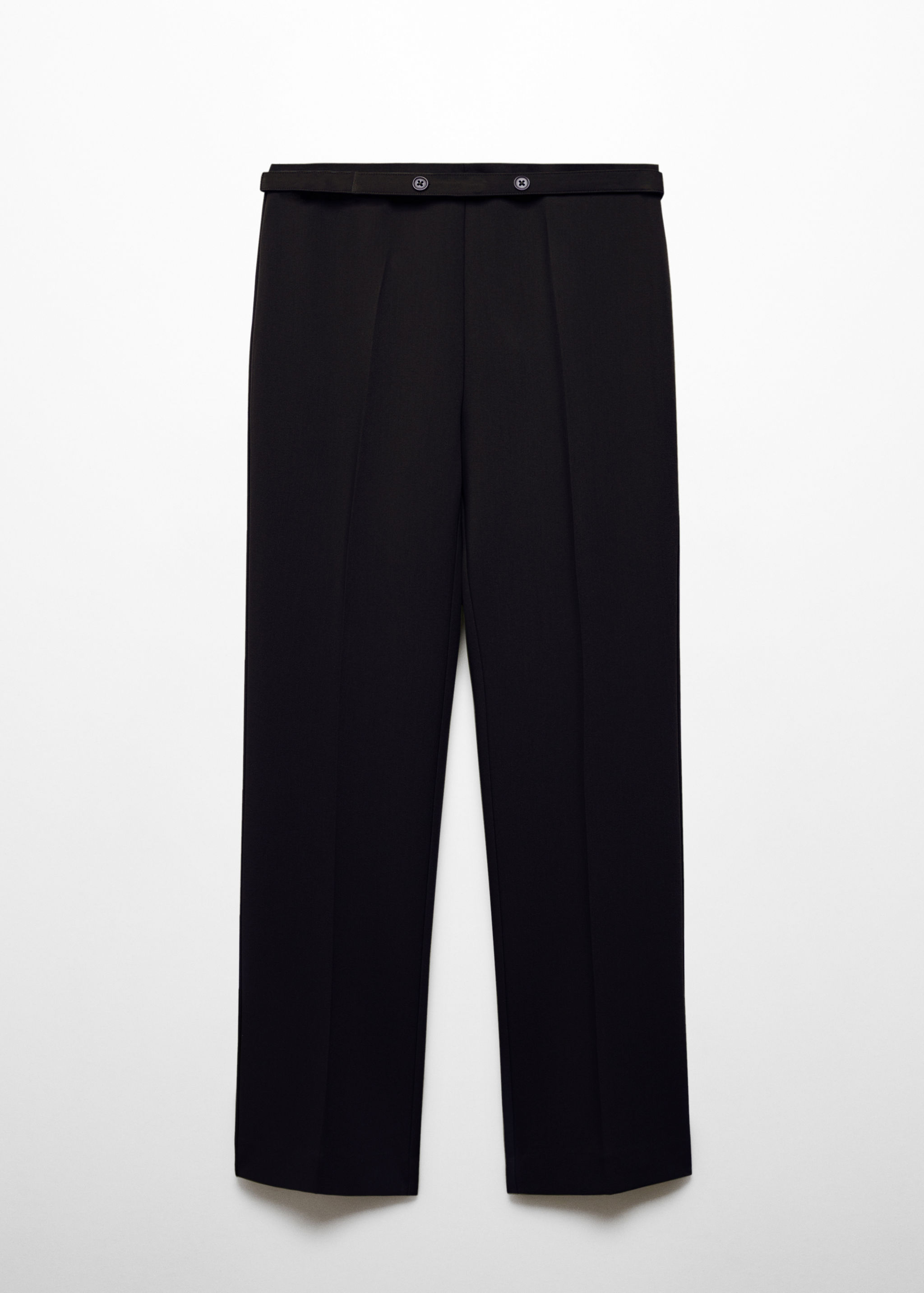 Belt straight-fit trousers - Article without model