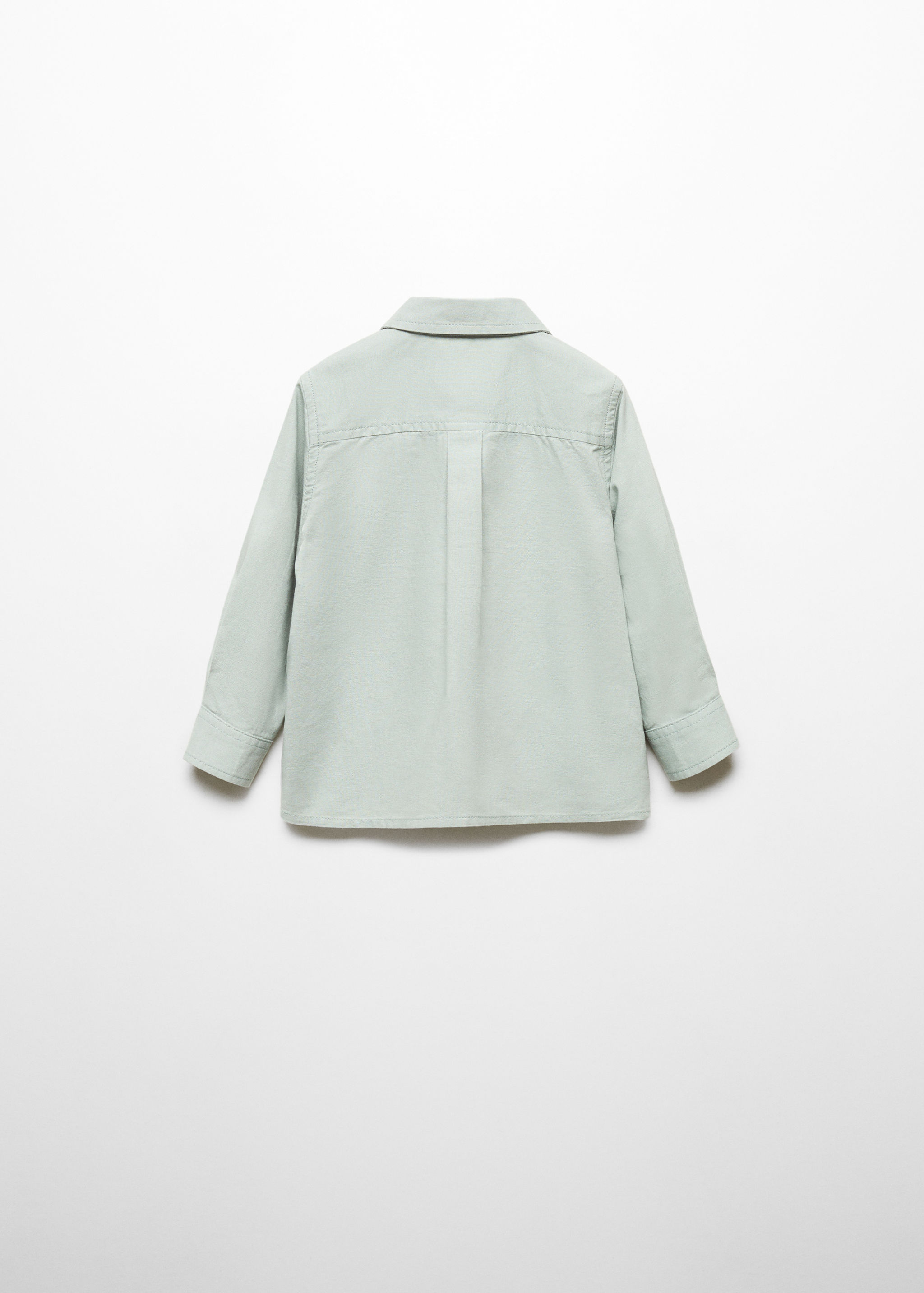 Chest-pocket cotton shirt - Reverse of the article