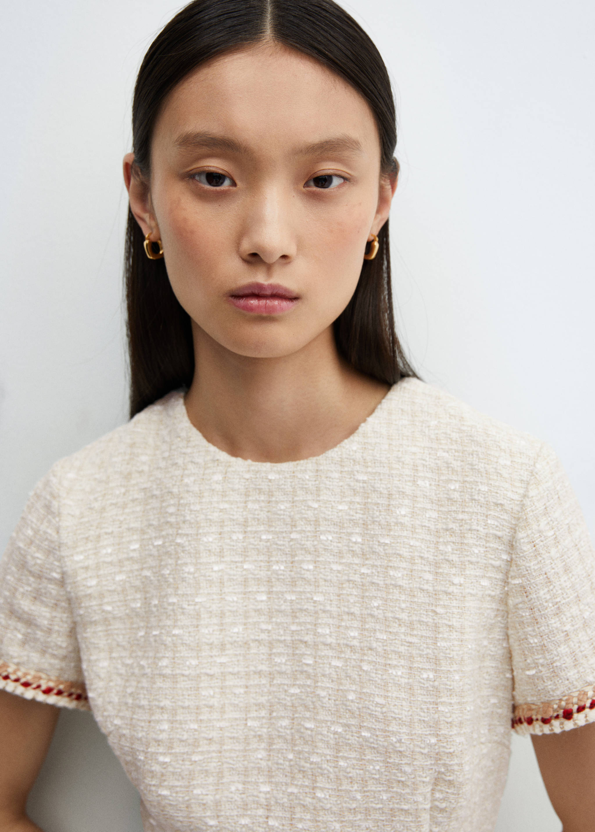 Pocket tweed dress - Details of the article 1