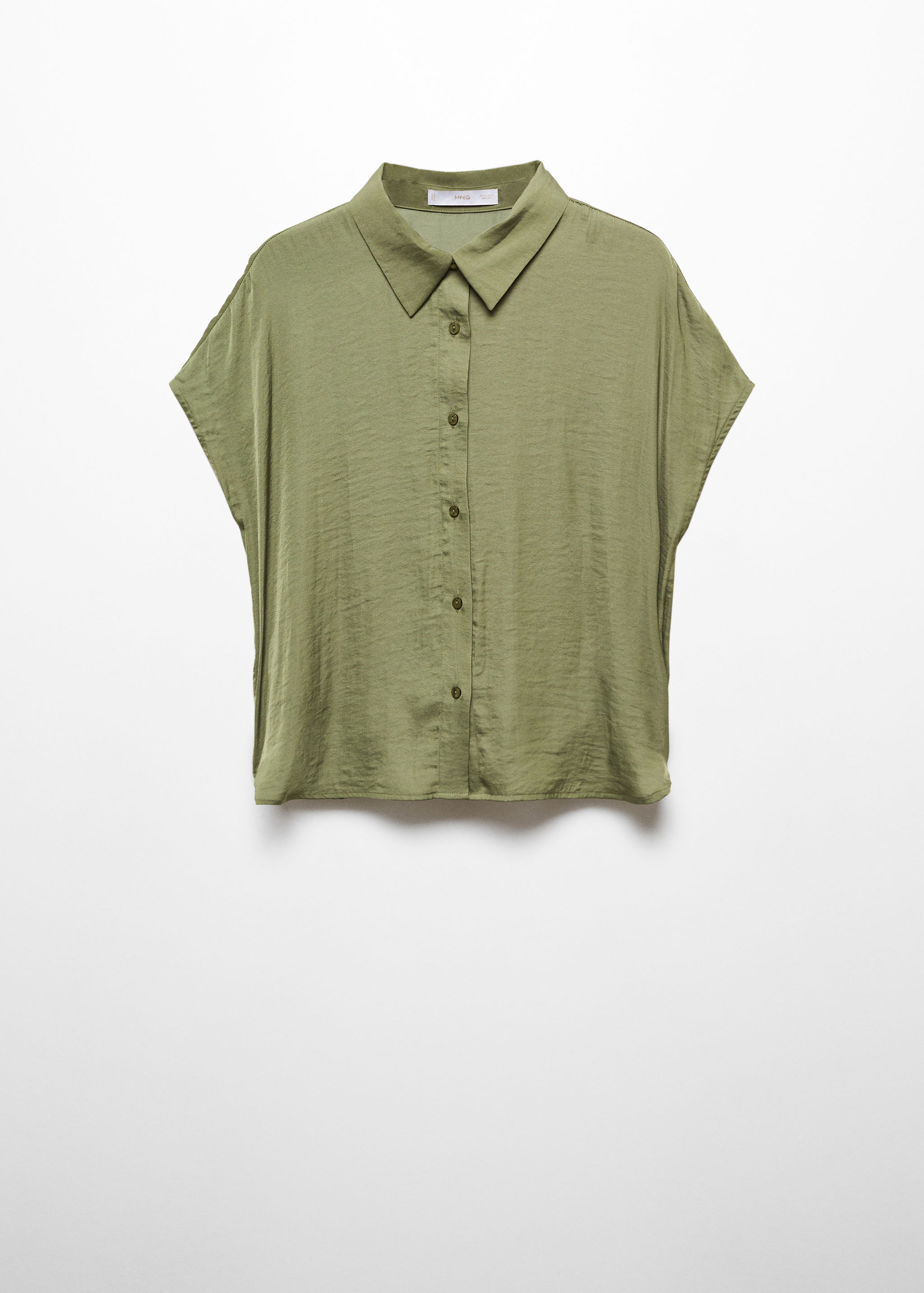 Chemise satinée manches courtes - Article sans modèle