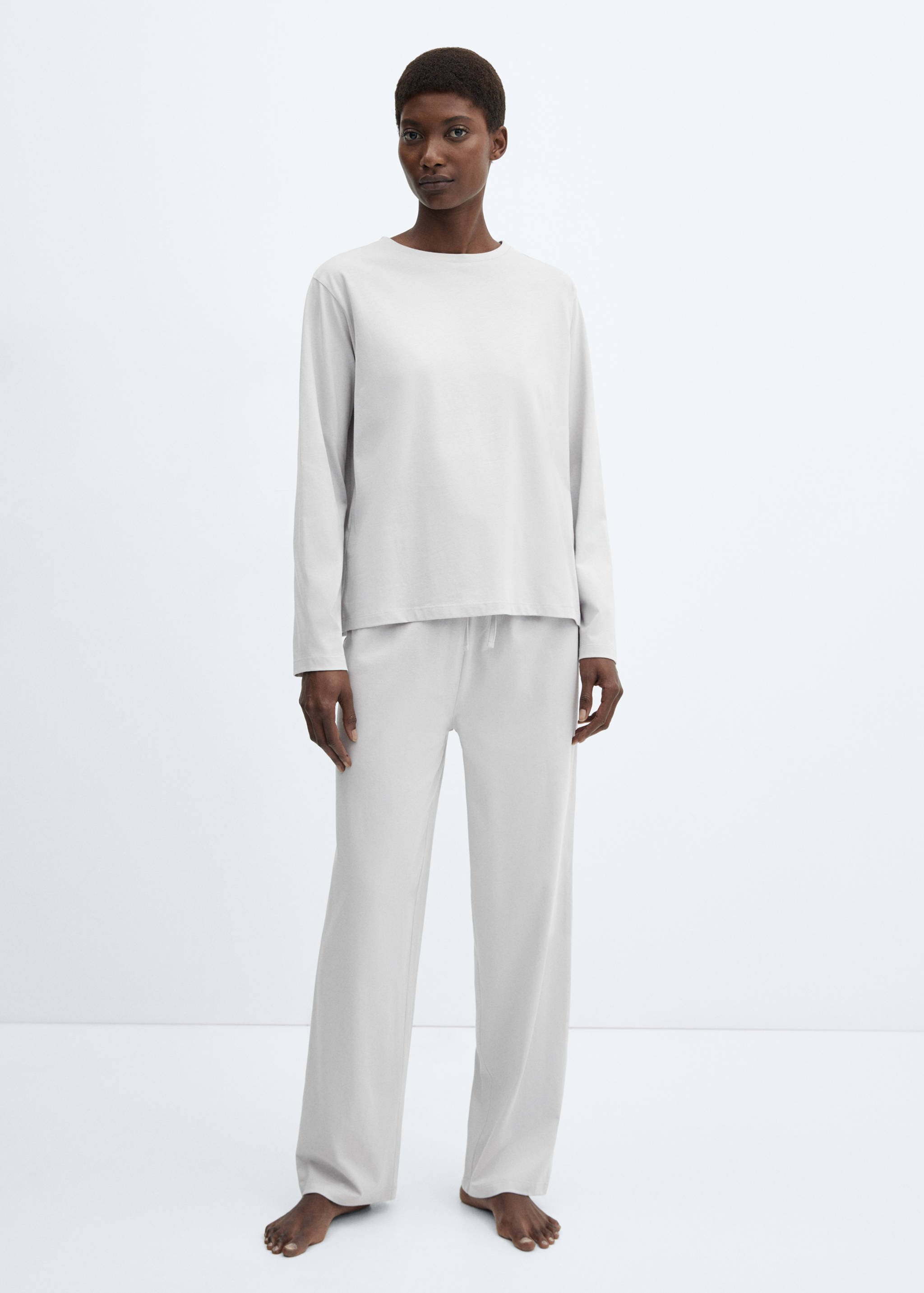 Two-piece flannel pyjamas - General plane