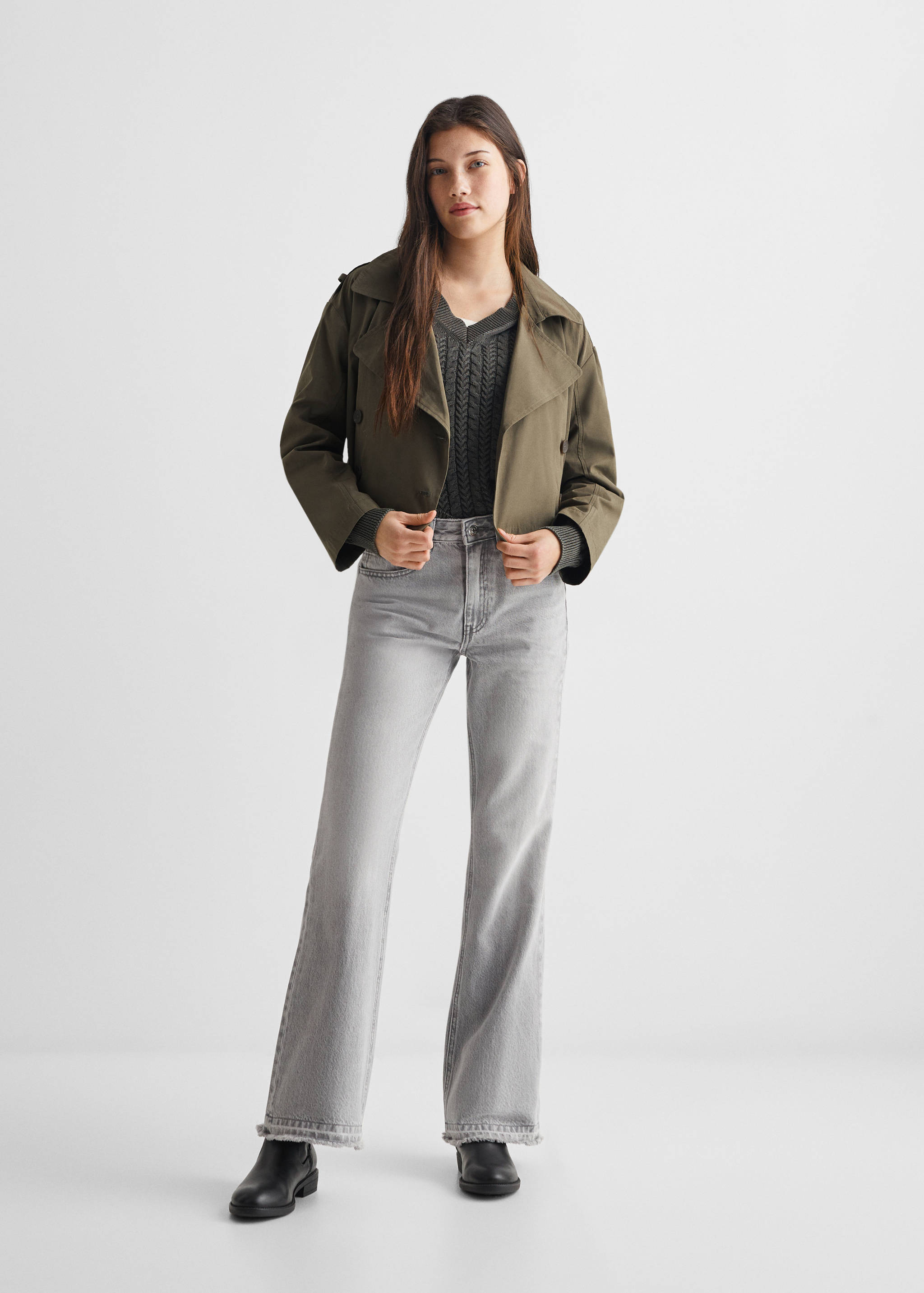 Kurzer Trenchcoat - Allgemeine Ansicht