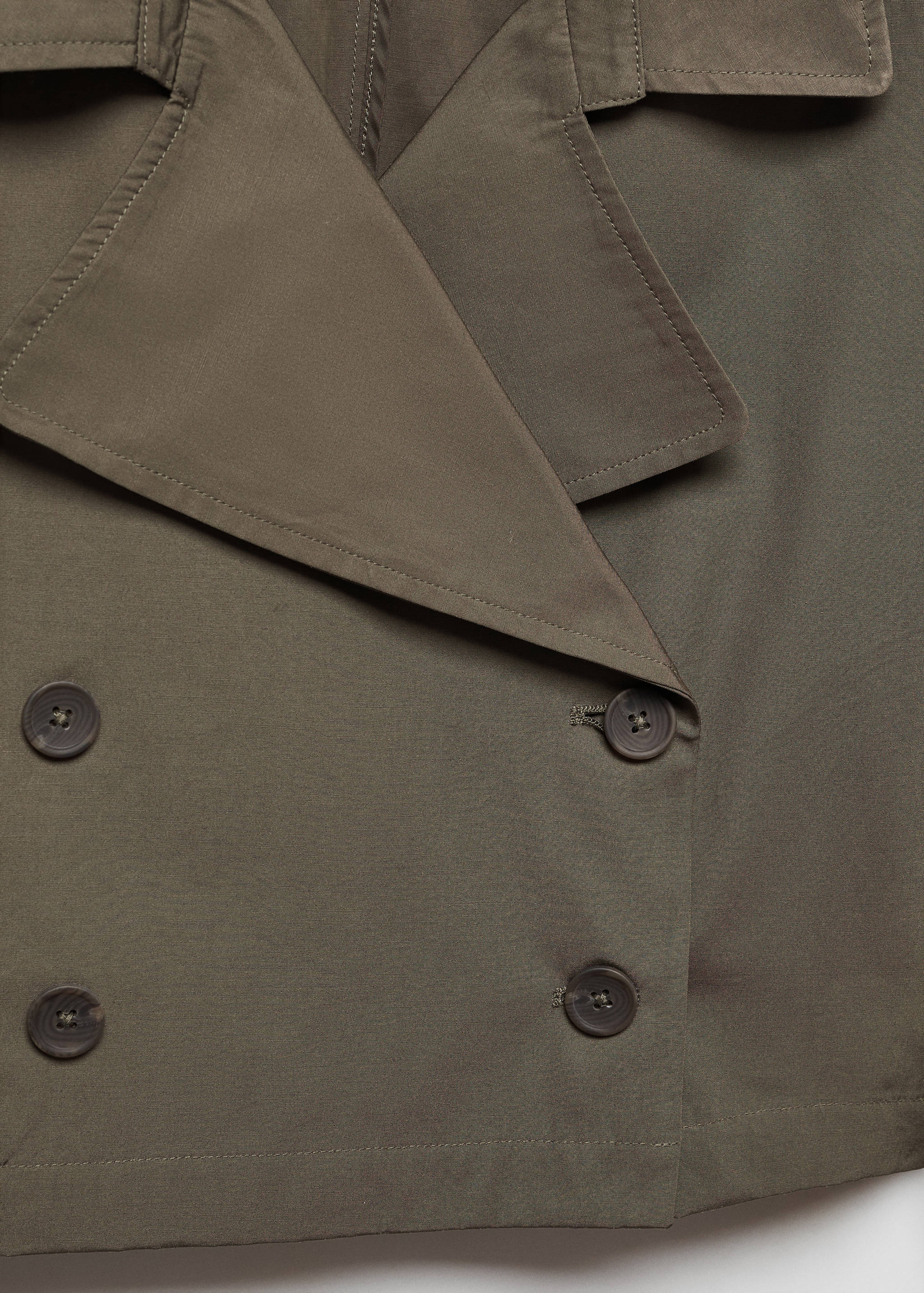 Kurzer Trenchcoat - Detail des Artikels 8