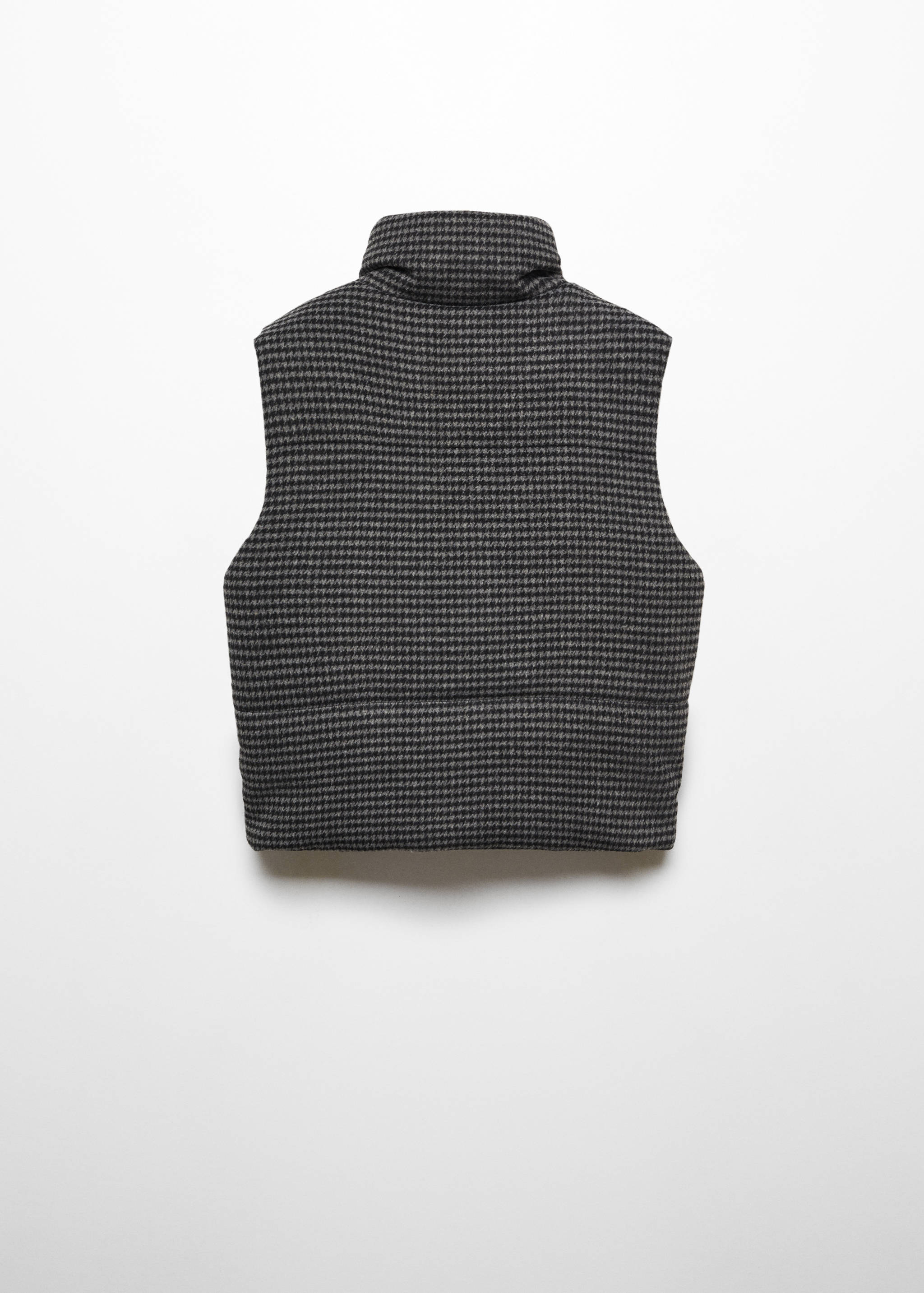 Houndstooth gilet - Reverse of the article