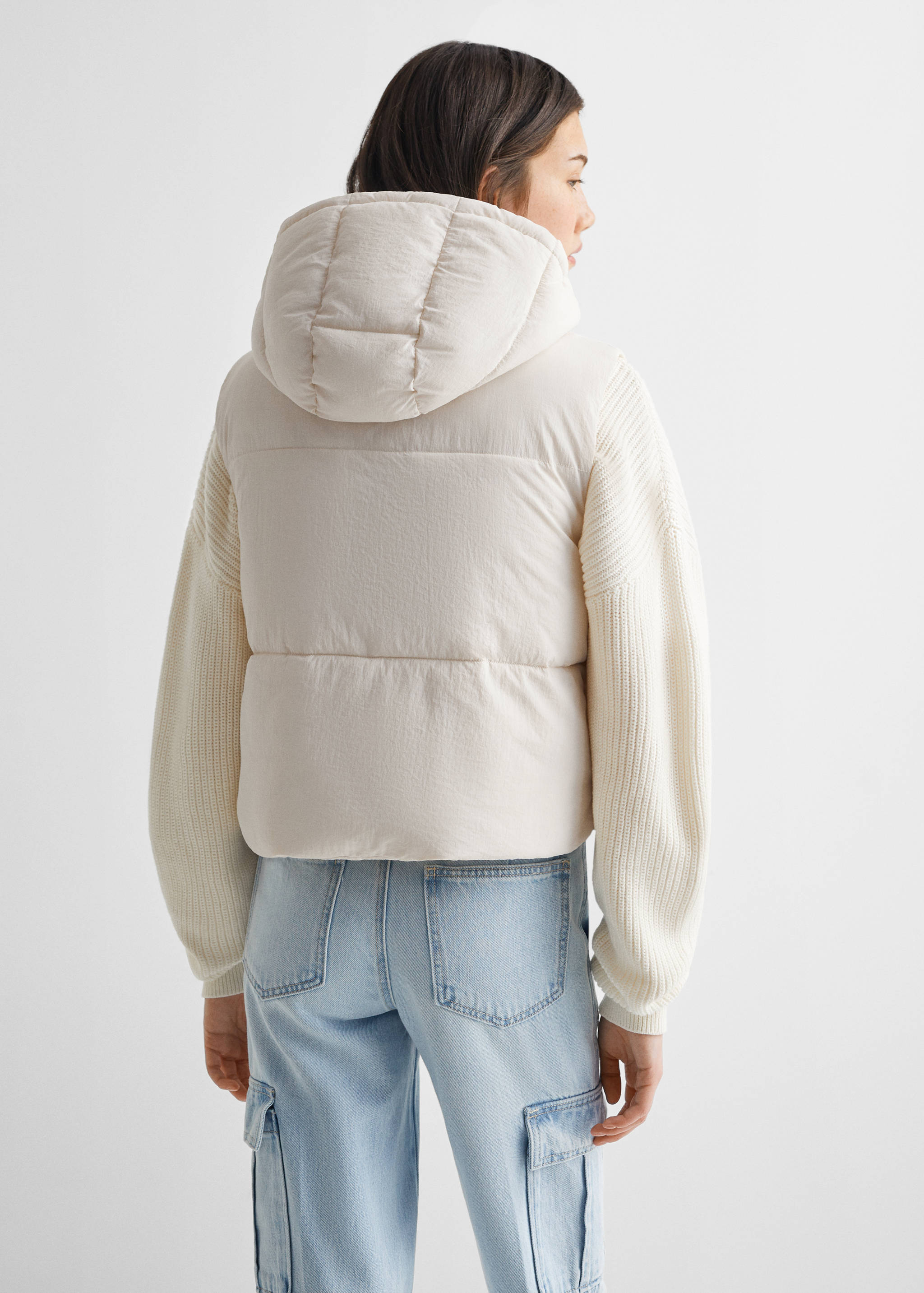 Gilet matelassé à capuche - Verso de l’article