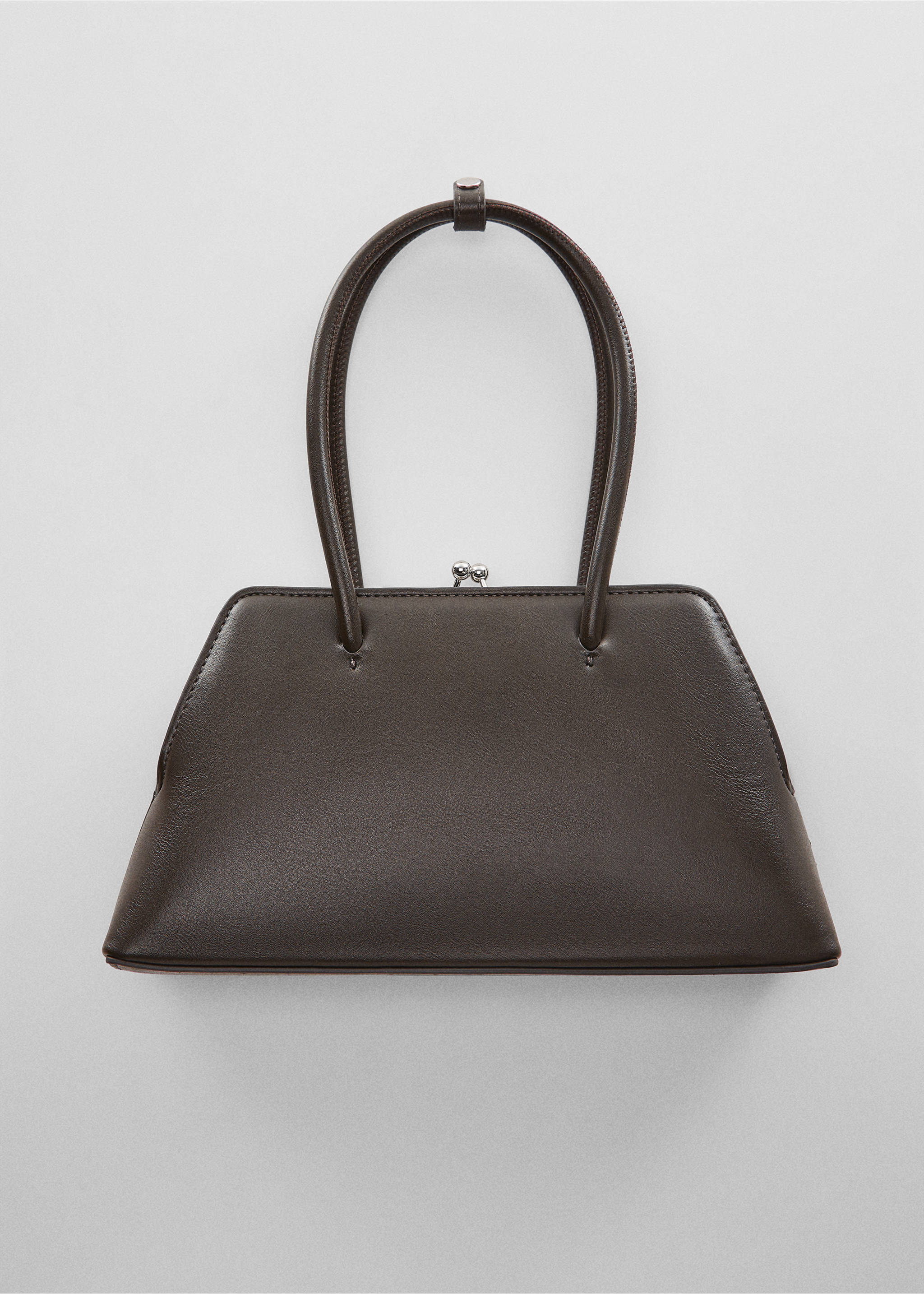 Tasche mit doppeltem Henkel - Detail des Artikels 5, Dunkelgrau. Ref: 67033267-00.