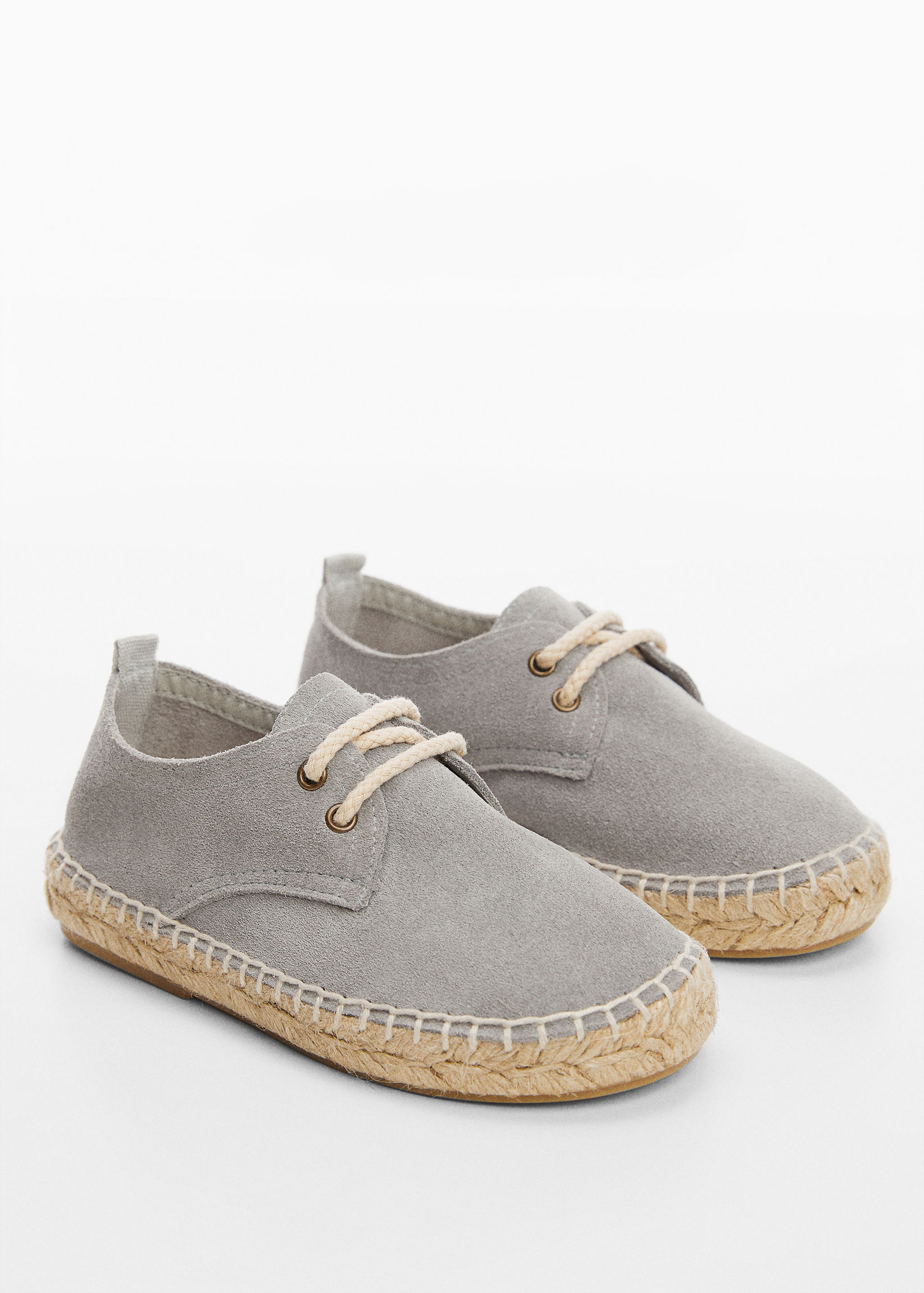 Espadrilles suède lacets - Plan moyen