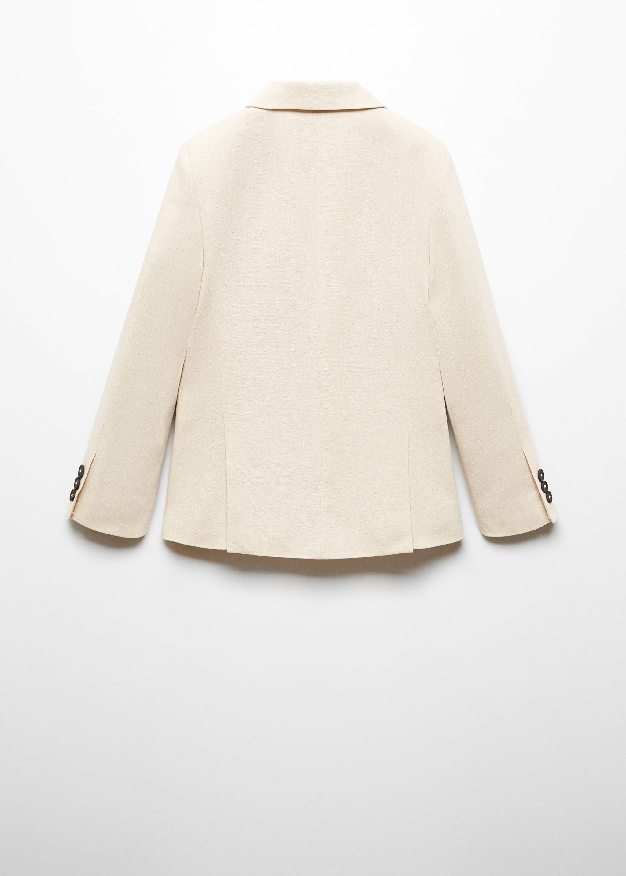 Linen suit jacket - Reverse of the article