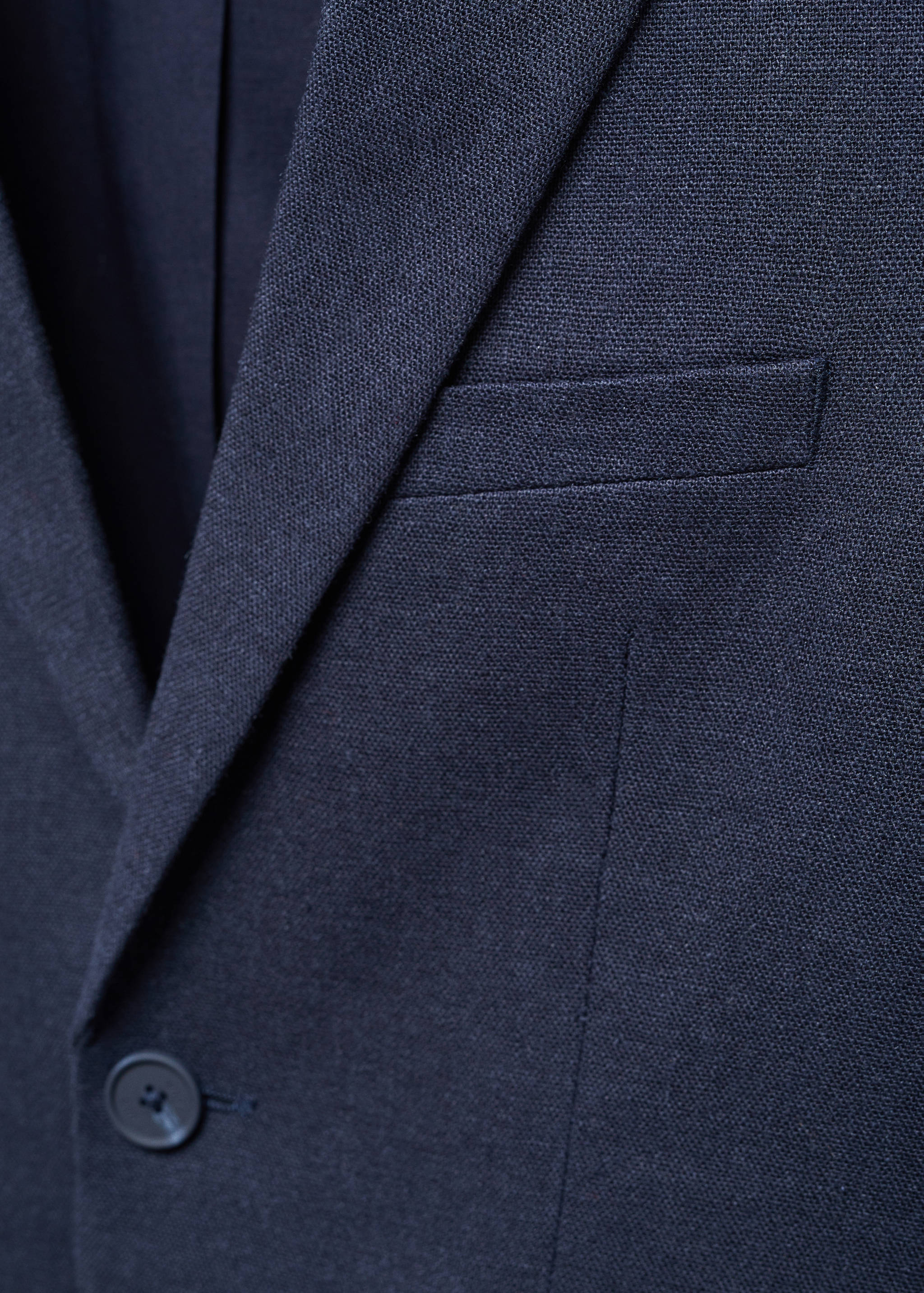 Linen suit jacket - Details of the article 8