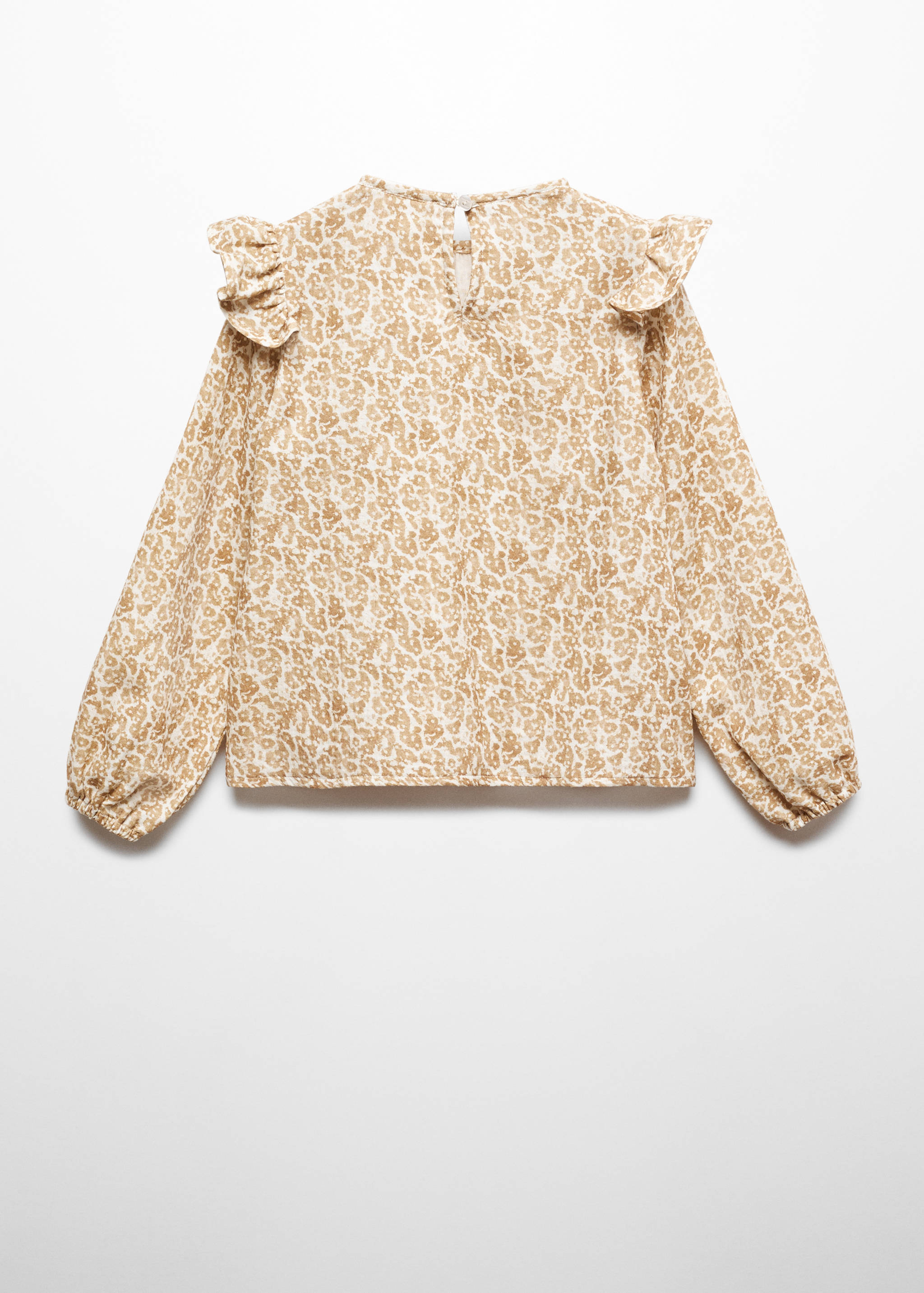 Blůza s potiskem a volány - Zadní strana zboží