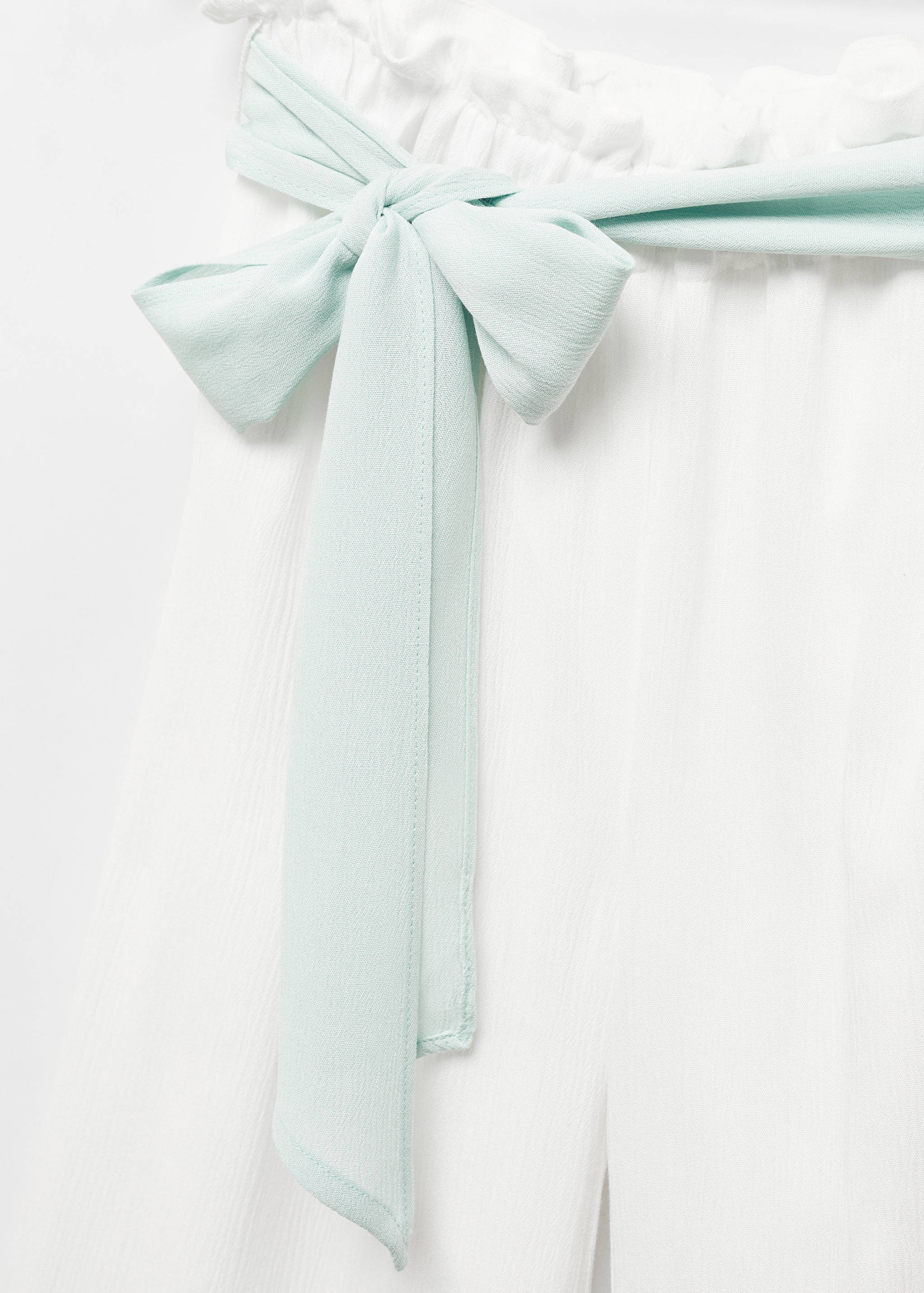 Cheesecloth pants with bow - Details of the article 8