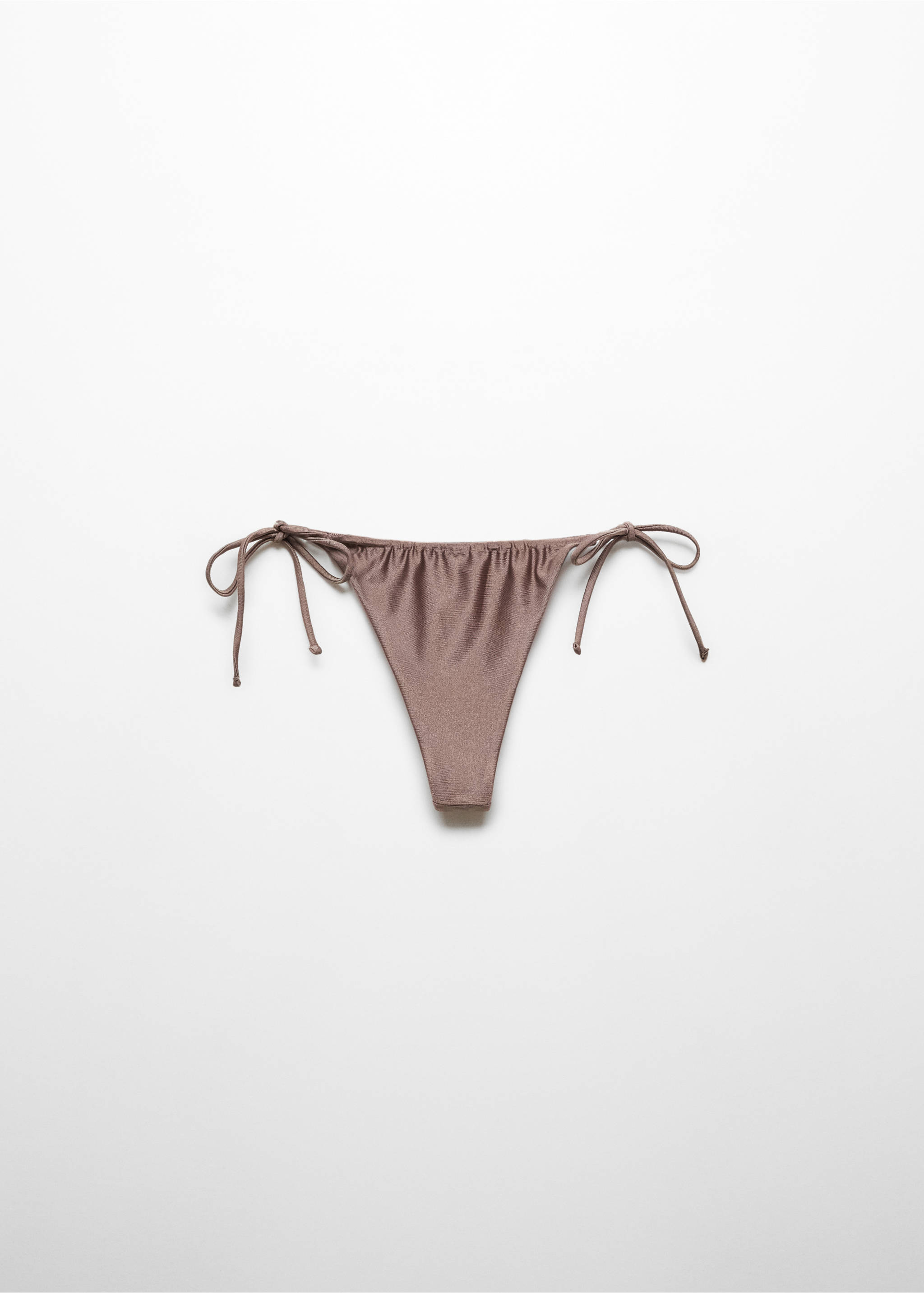 Brazilian glitter bikini bottoms - Article without model, Light/Pastel Brown. Ref: 67034014-00.