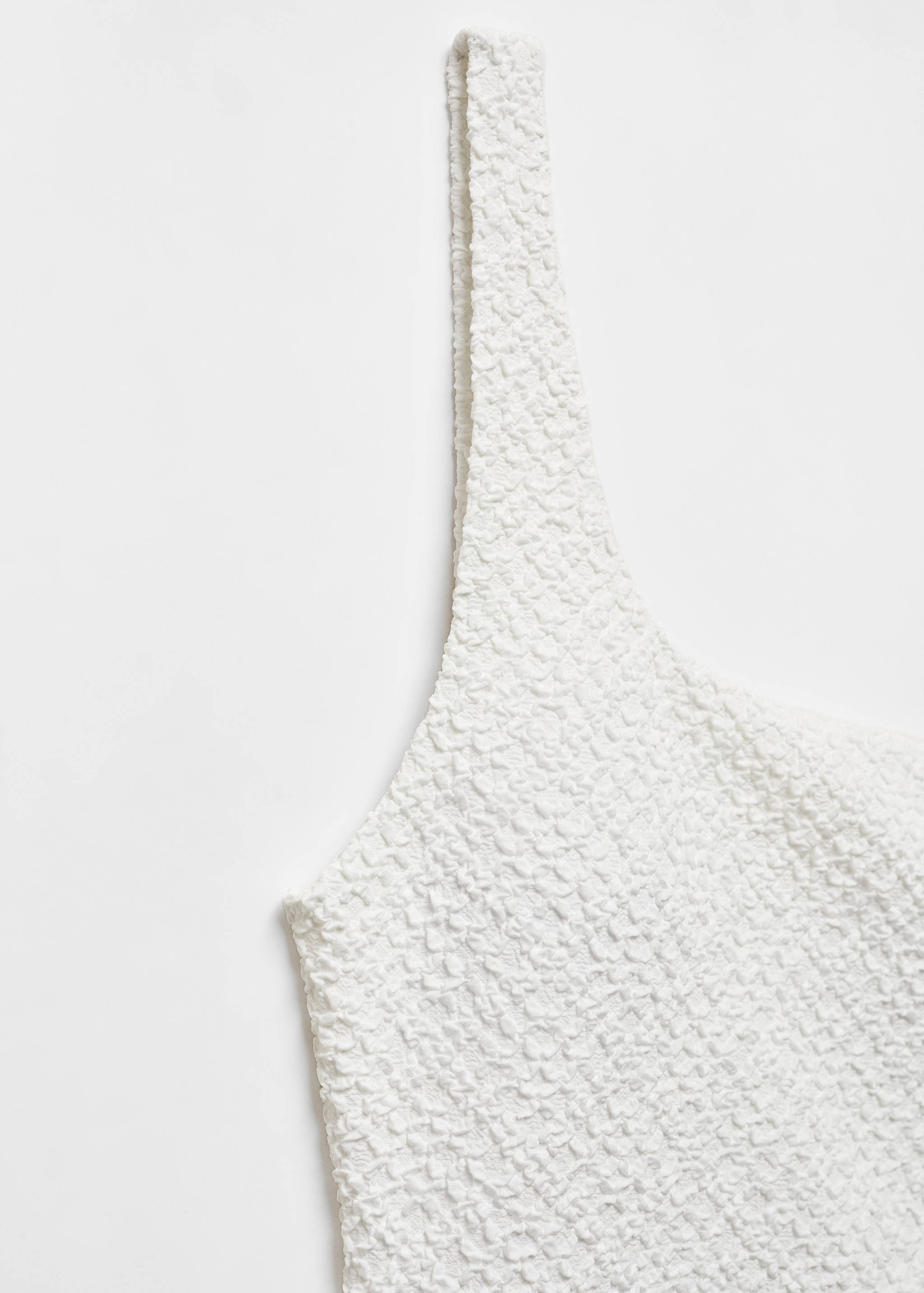 Asymmetrical textured swimsuit - Details of the article 8