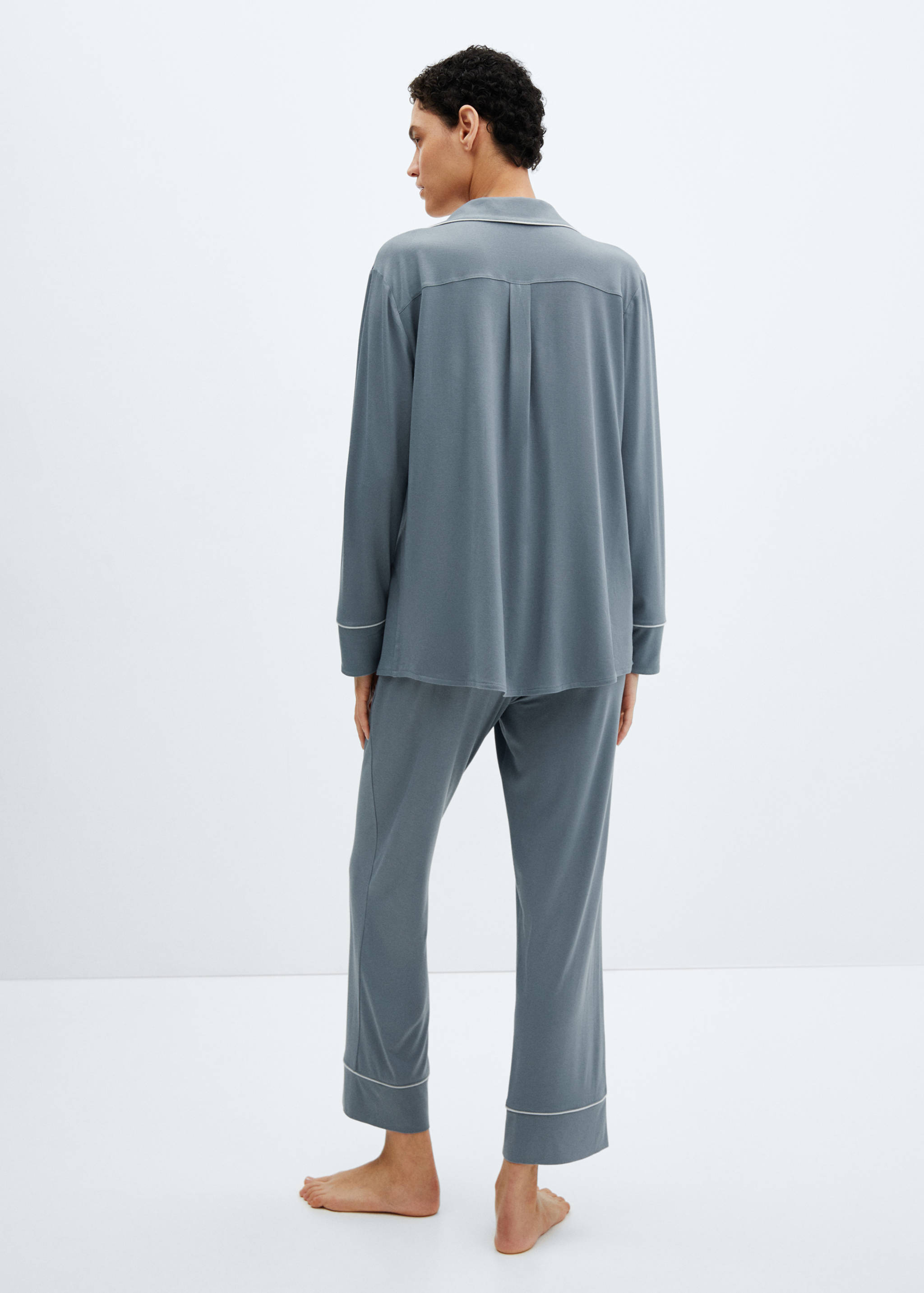 Pyjamahose mit Borte - Rückseite des Artikels