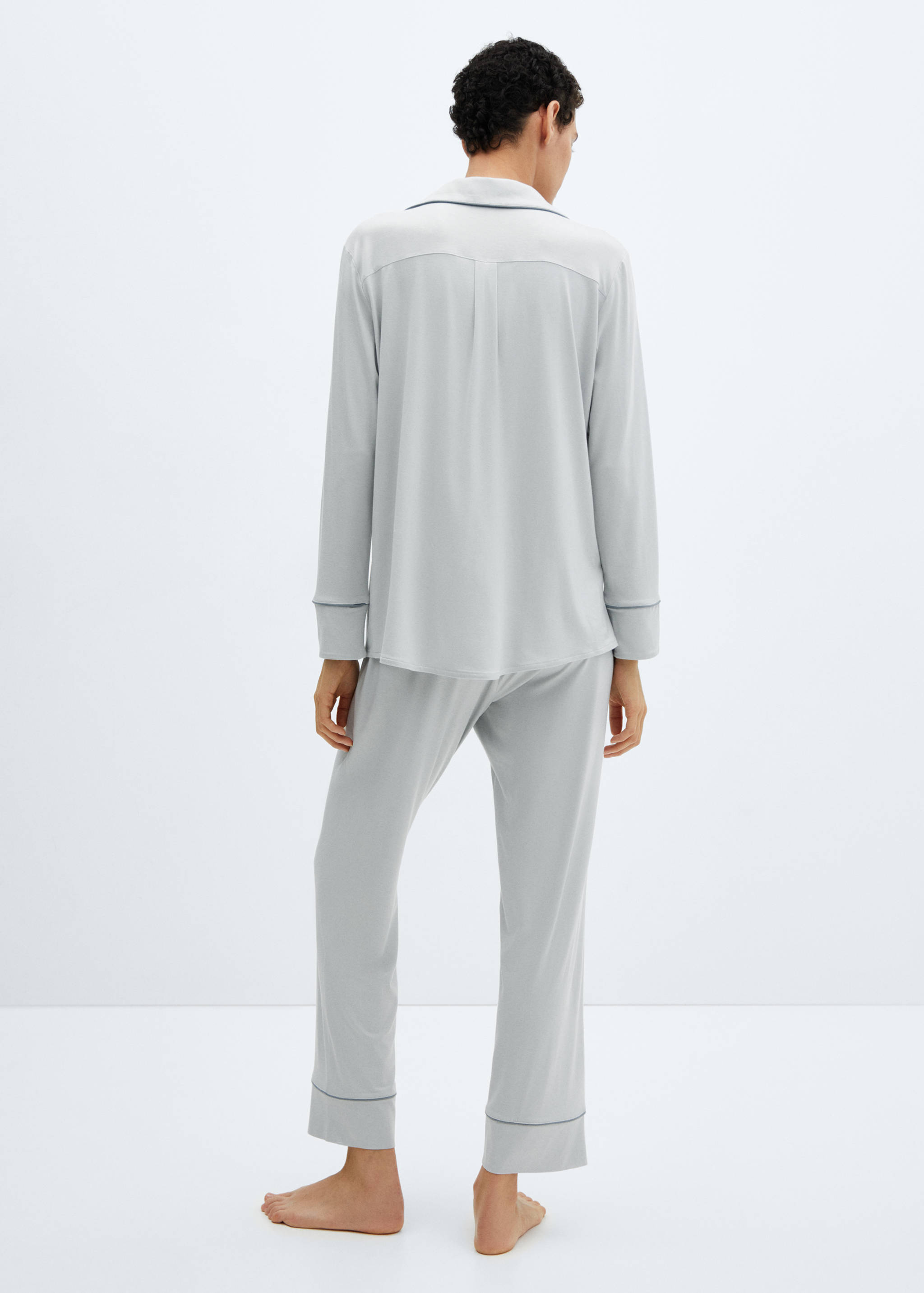 Pyjamahose mit Borte - Rückseite des Artikels