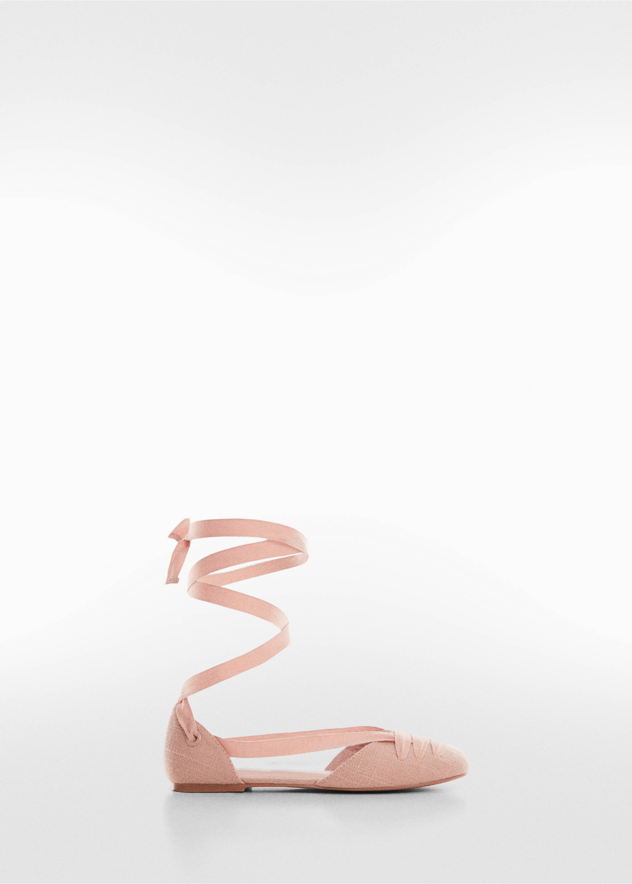 Flat strips shoes - Article without model, Pale Pink. Ref: 67034021-00.