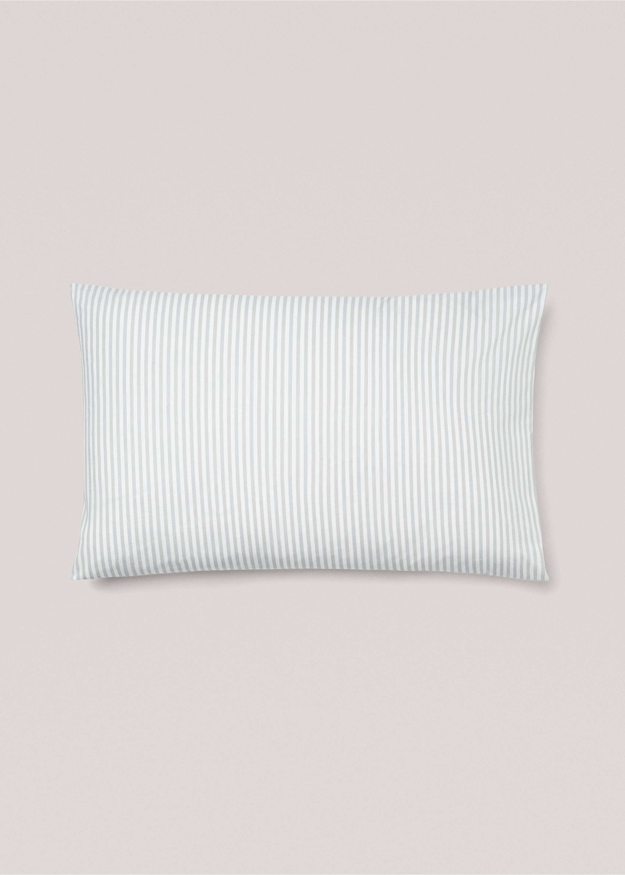 Povlak na polštář s proužky bavlna 50 x 75 cm - Zboží bez modelu, Modrá obloha. Ref: 67034028-00.