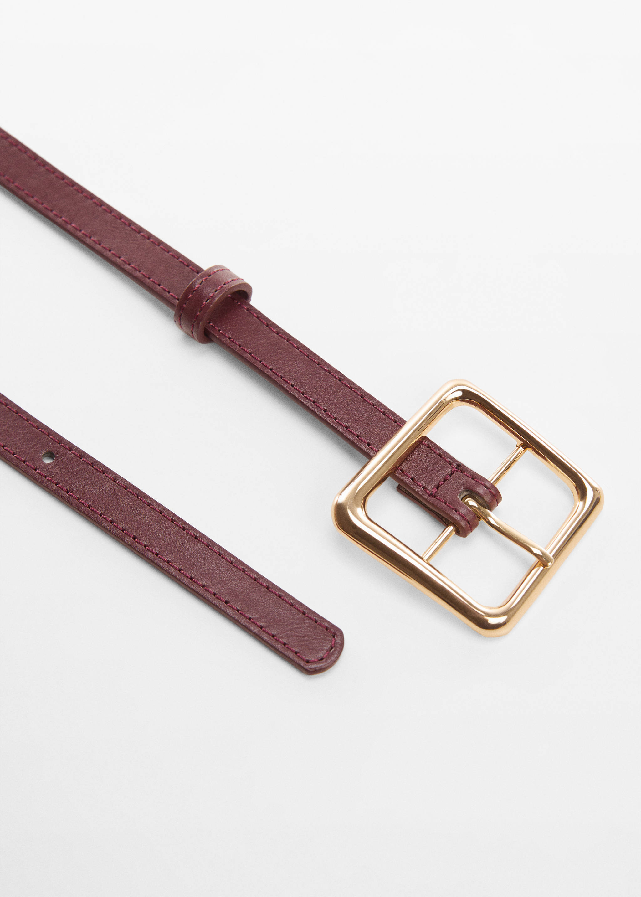 Square buckle belt - Medium plane