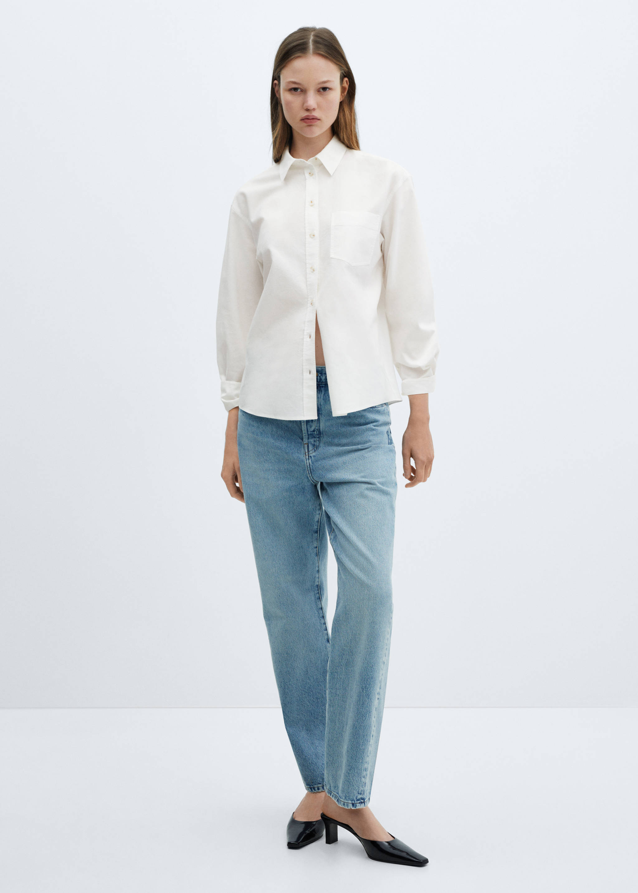 100% cotton pocket shirt - General plane