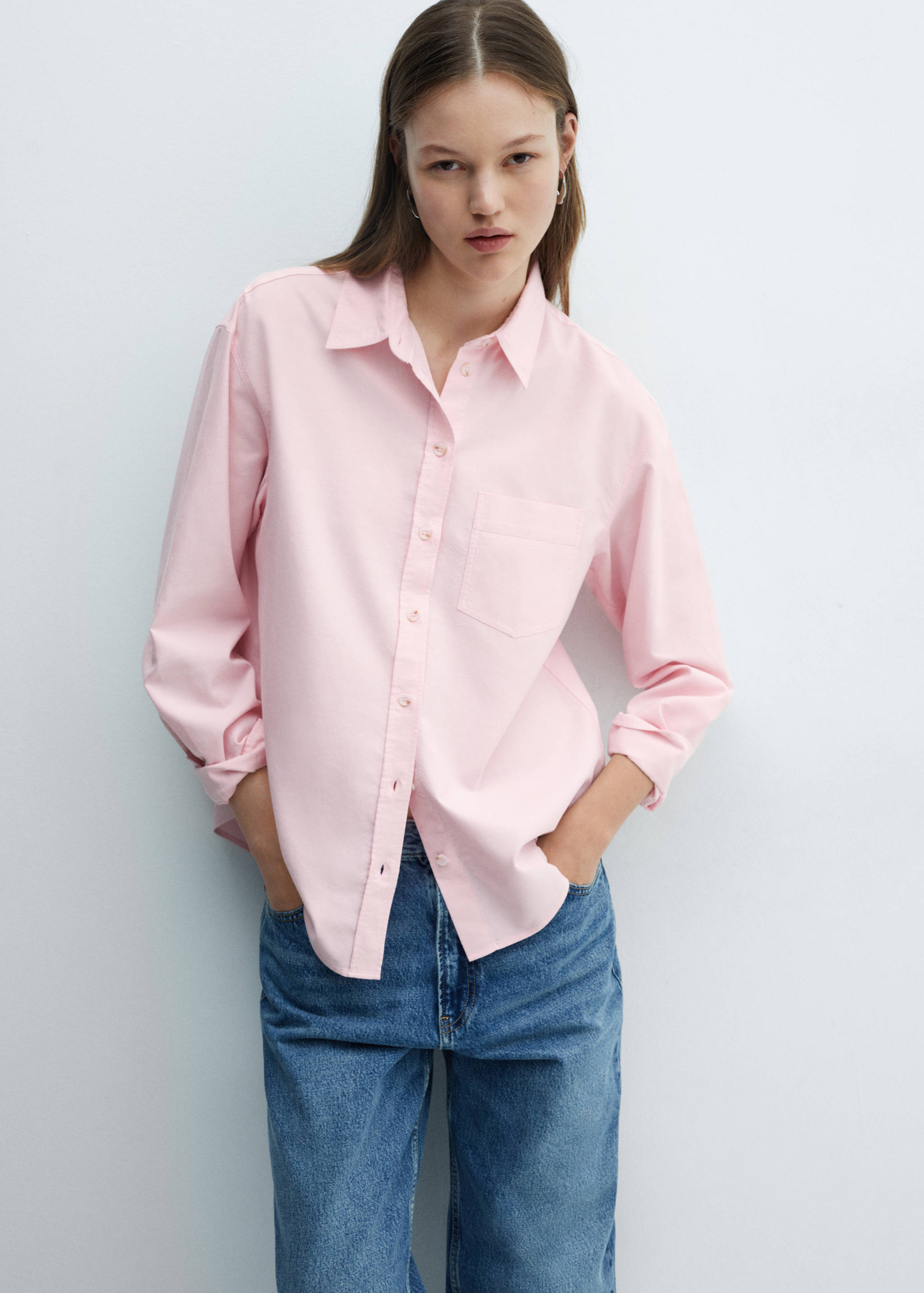 100% cotton pocket shirt - Medium plane