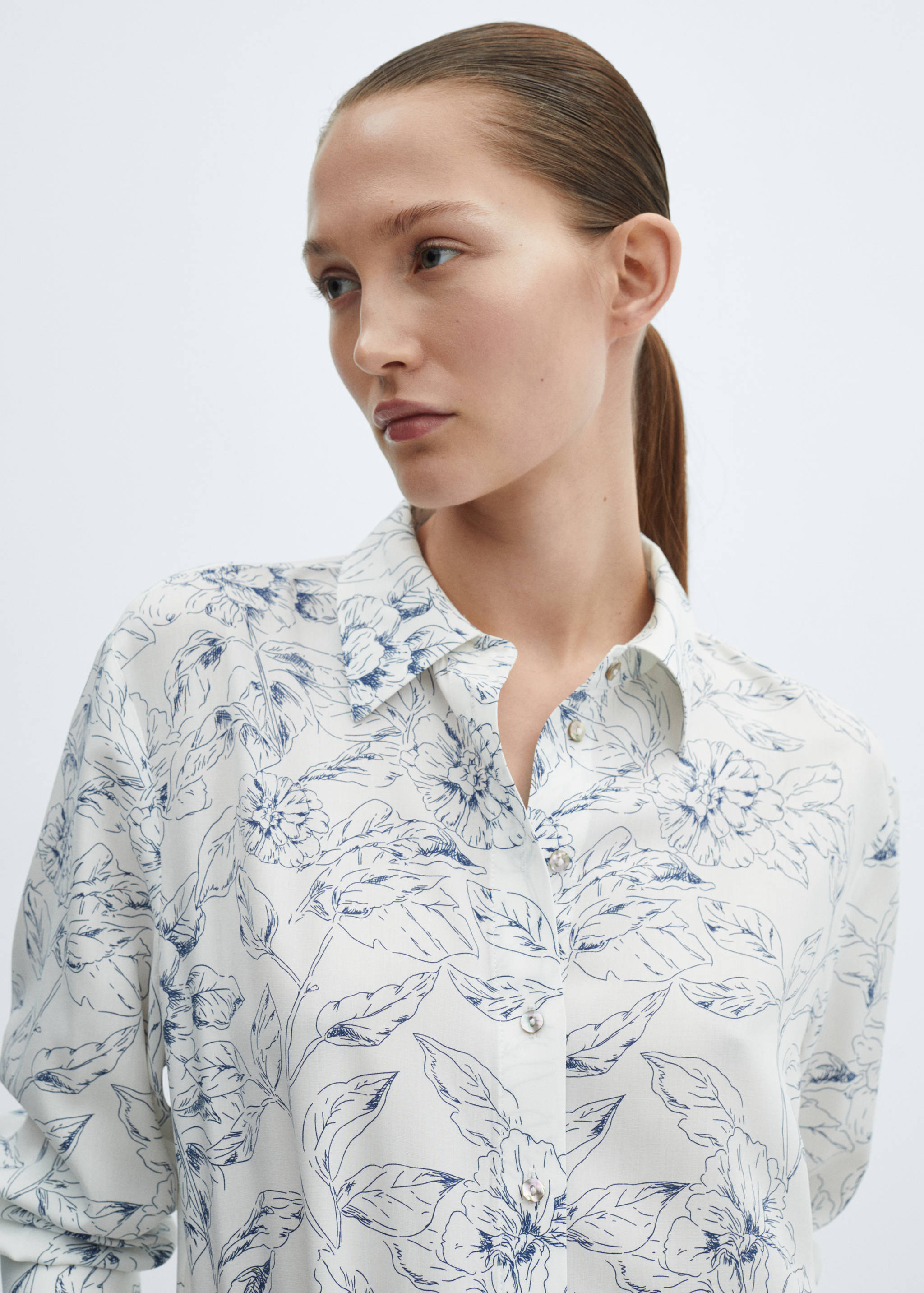 Chemise imprimée à boutons - Détail de l'article 1