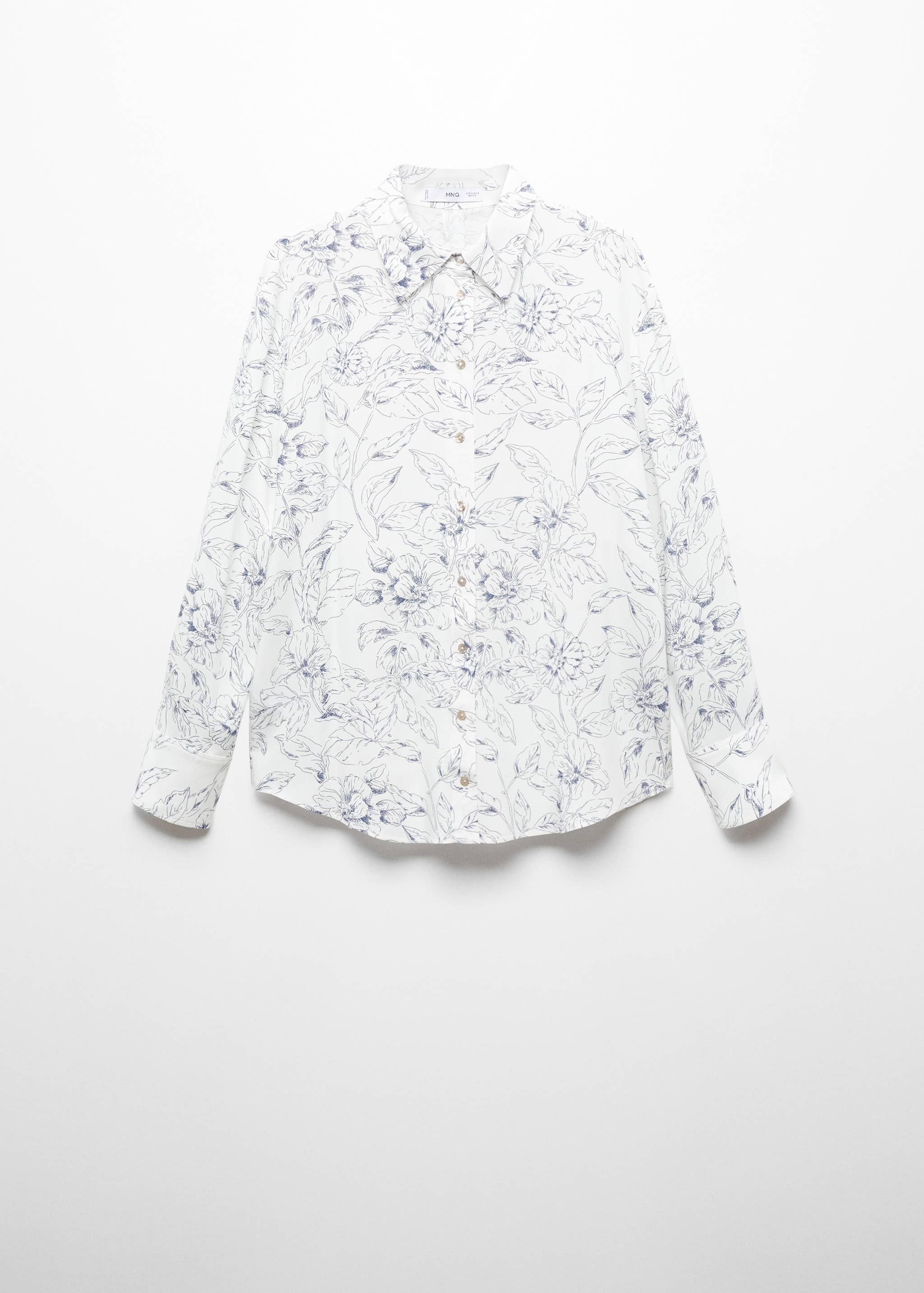 Chemise imprimée à boutons - Article sans modèle