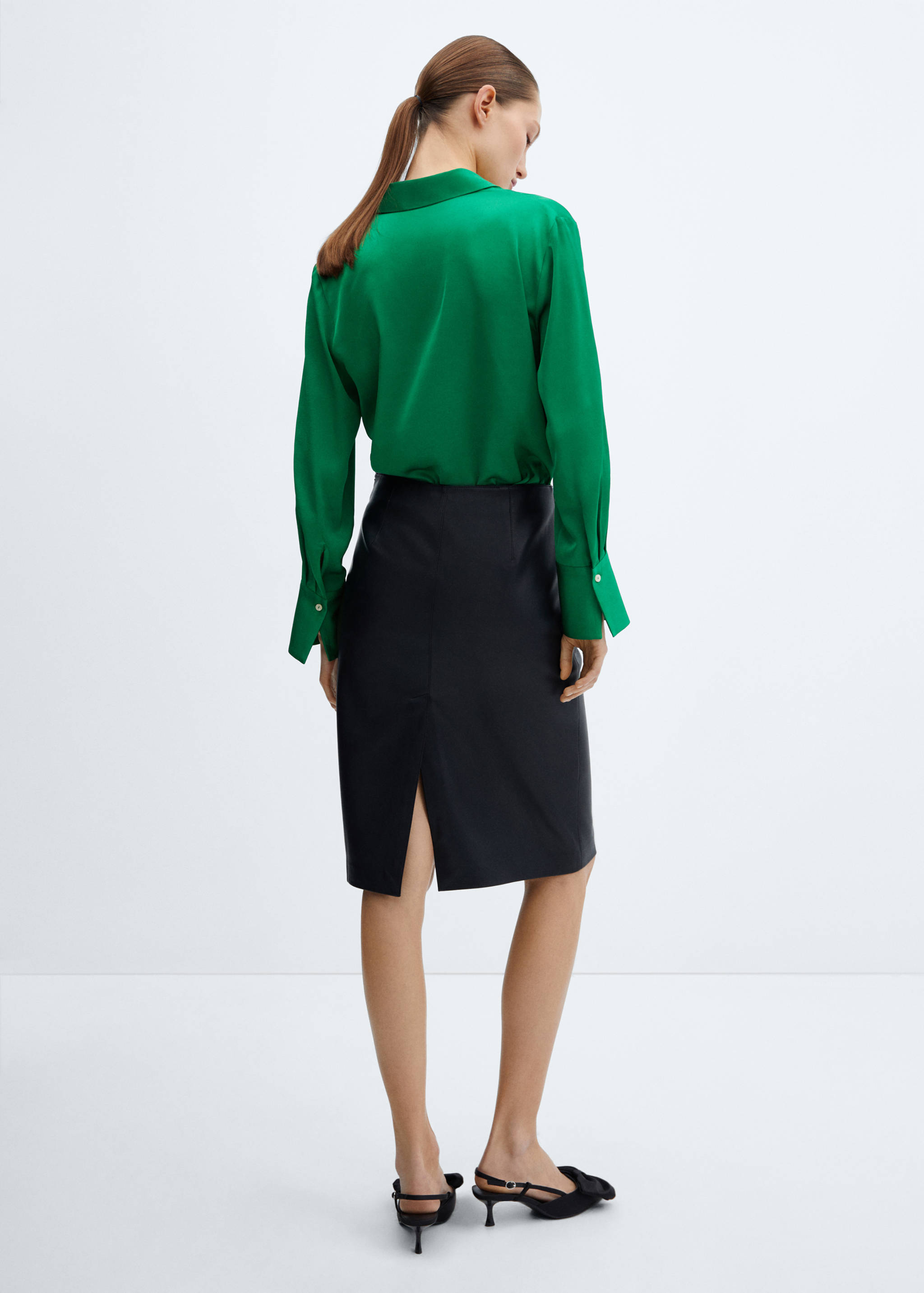 Chemise fluide satinée - Verso de l’article