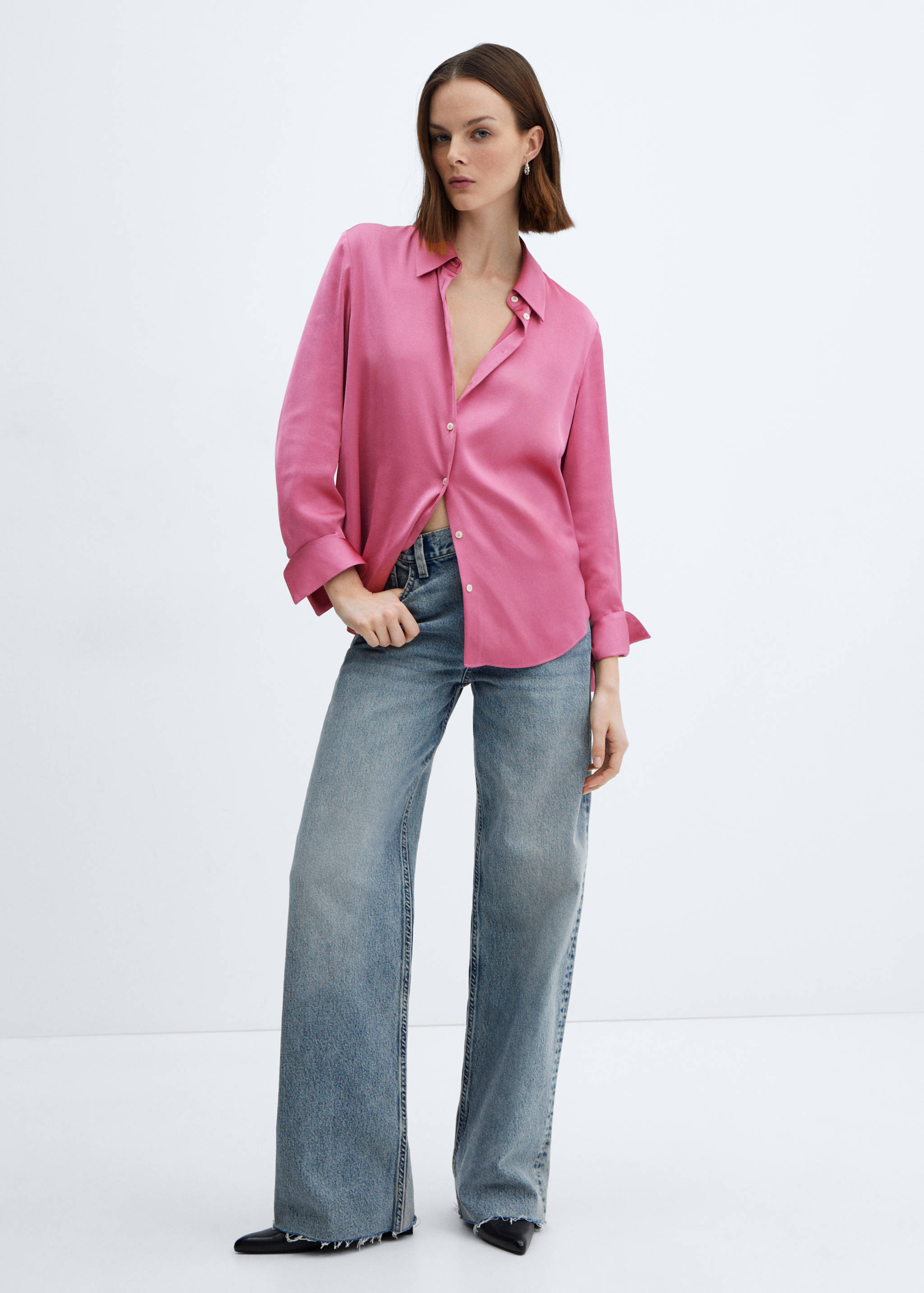 Chemise fluide satinée - Plan général