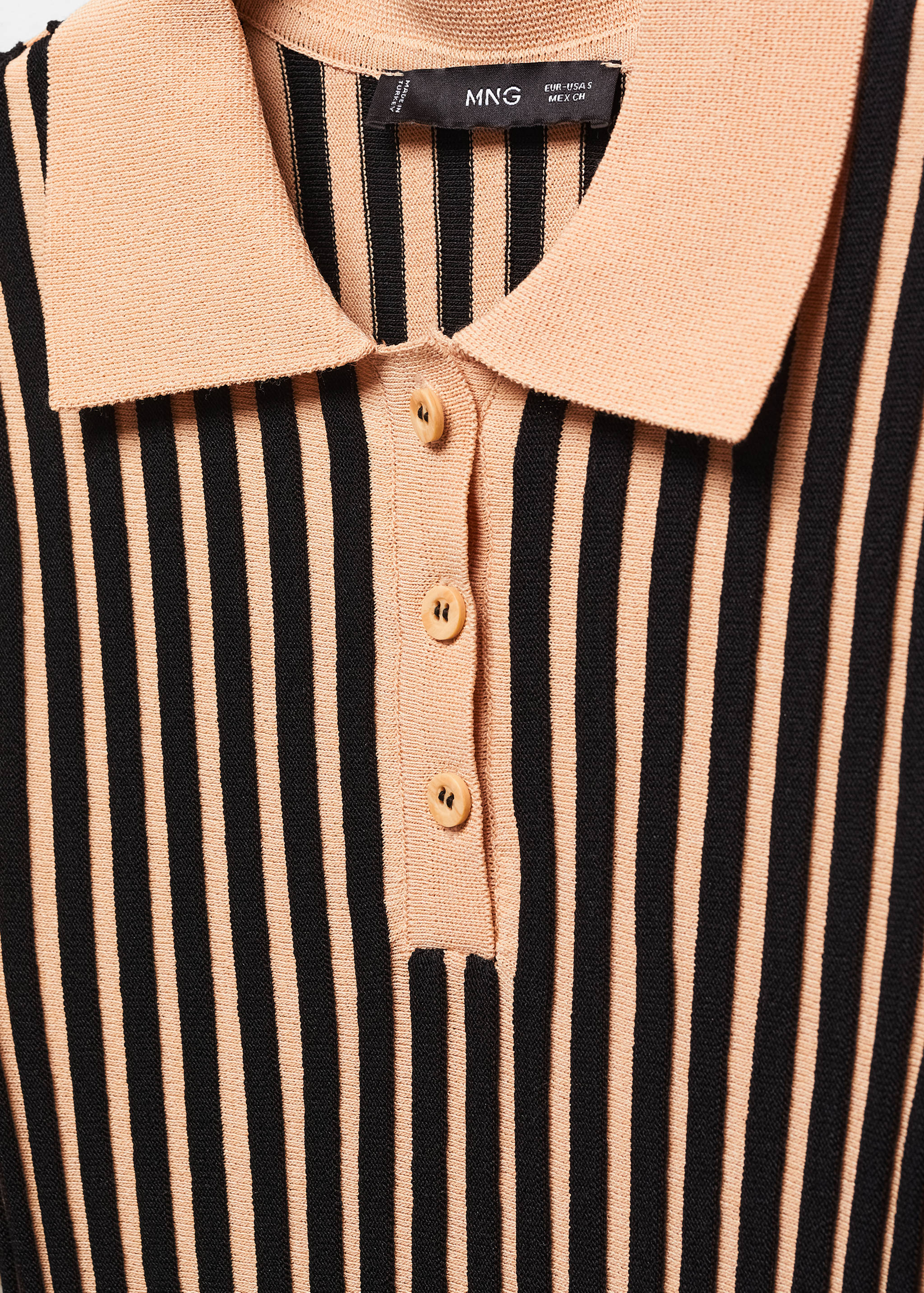 Pull-over rayures col polo - Détail de l'article 8