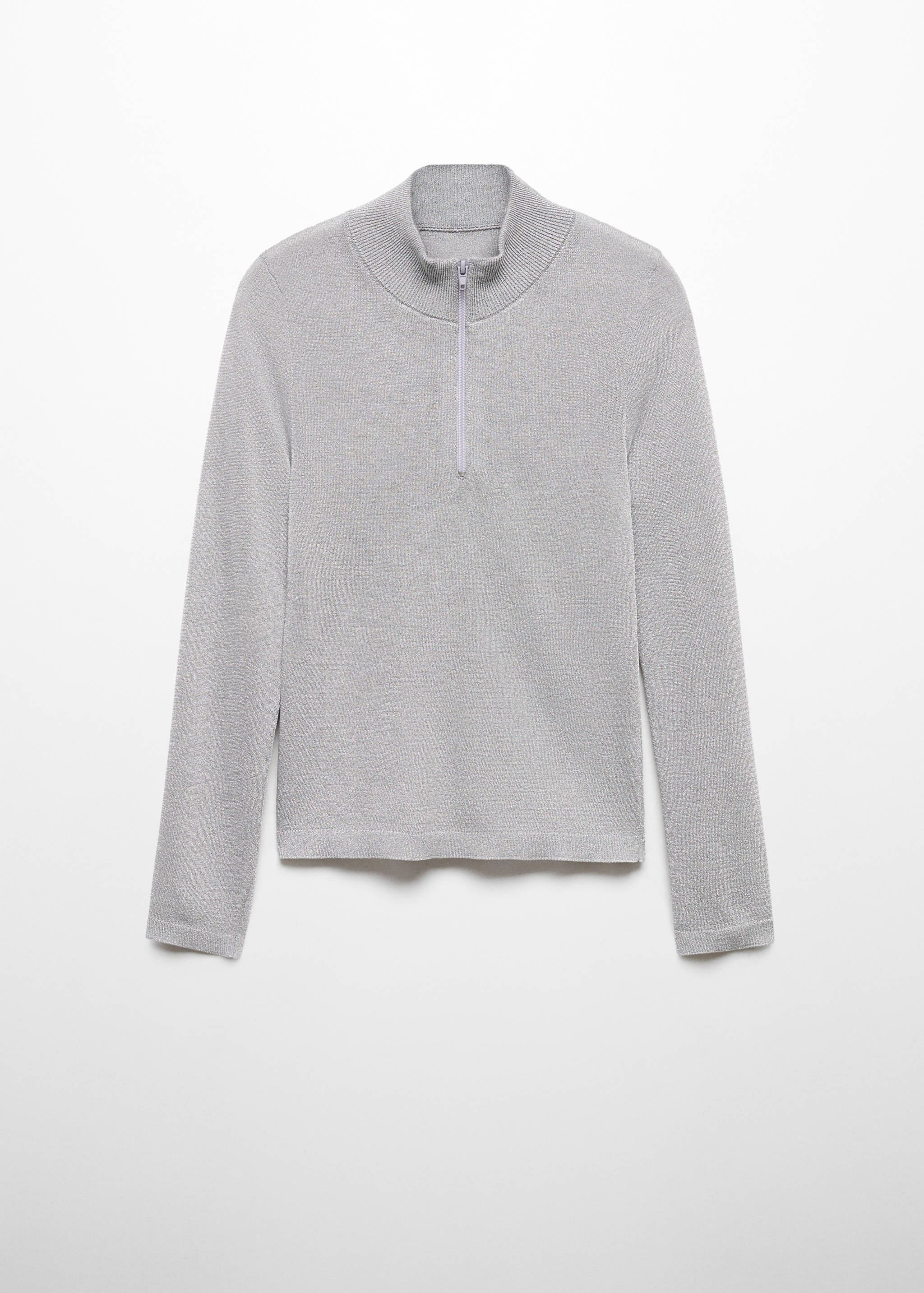 Pullover maglia zip - Articolo senza modello