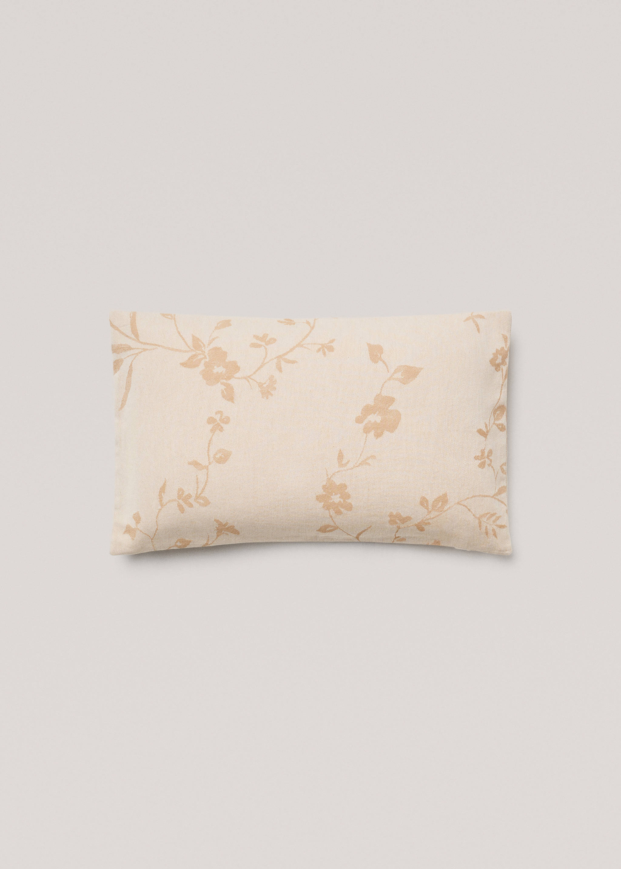Floral-print cotton cushion cover 30x50cm - Article without model