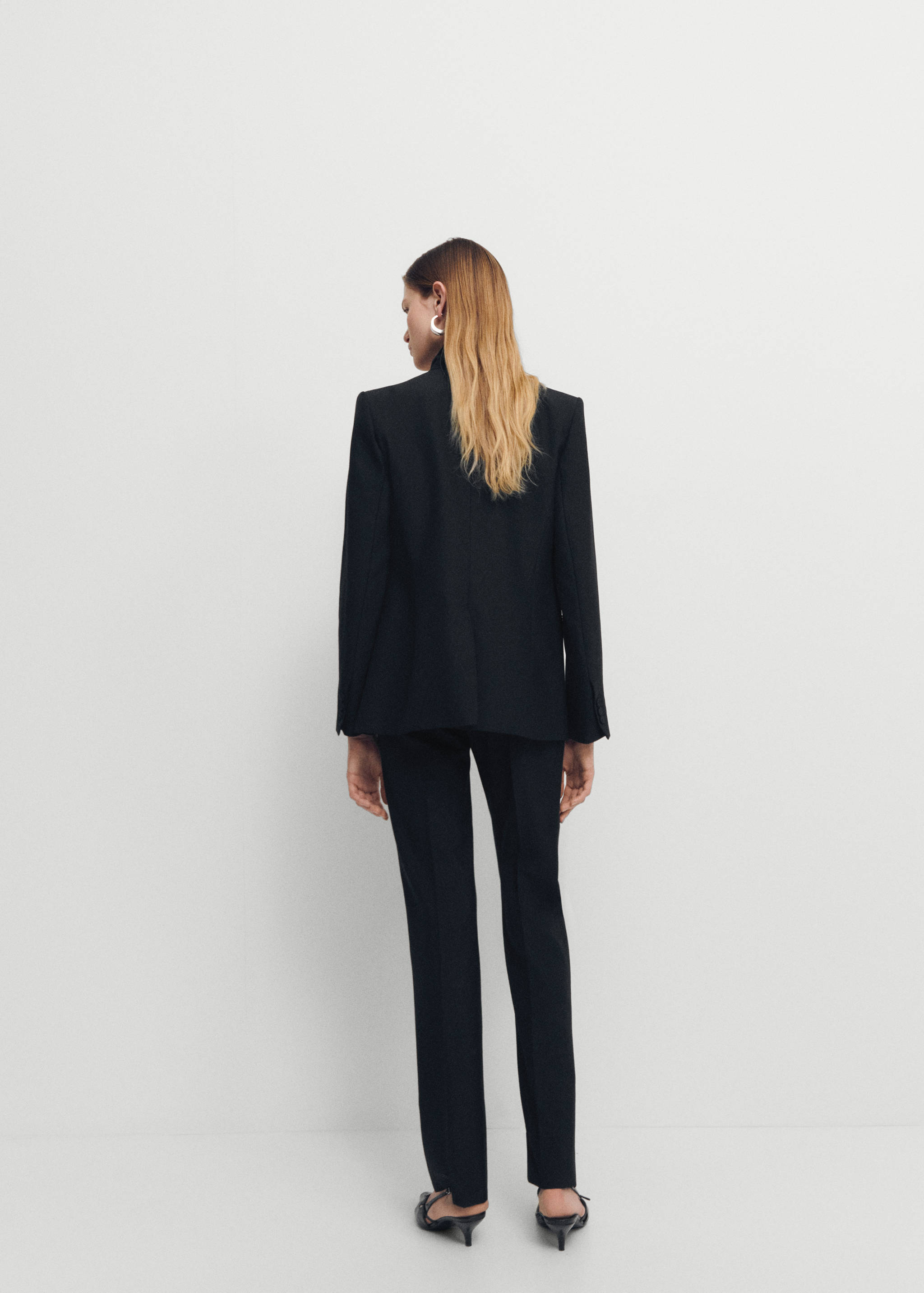 Veste de costume en laine - Verso de l’article