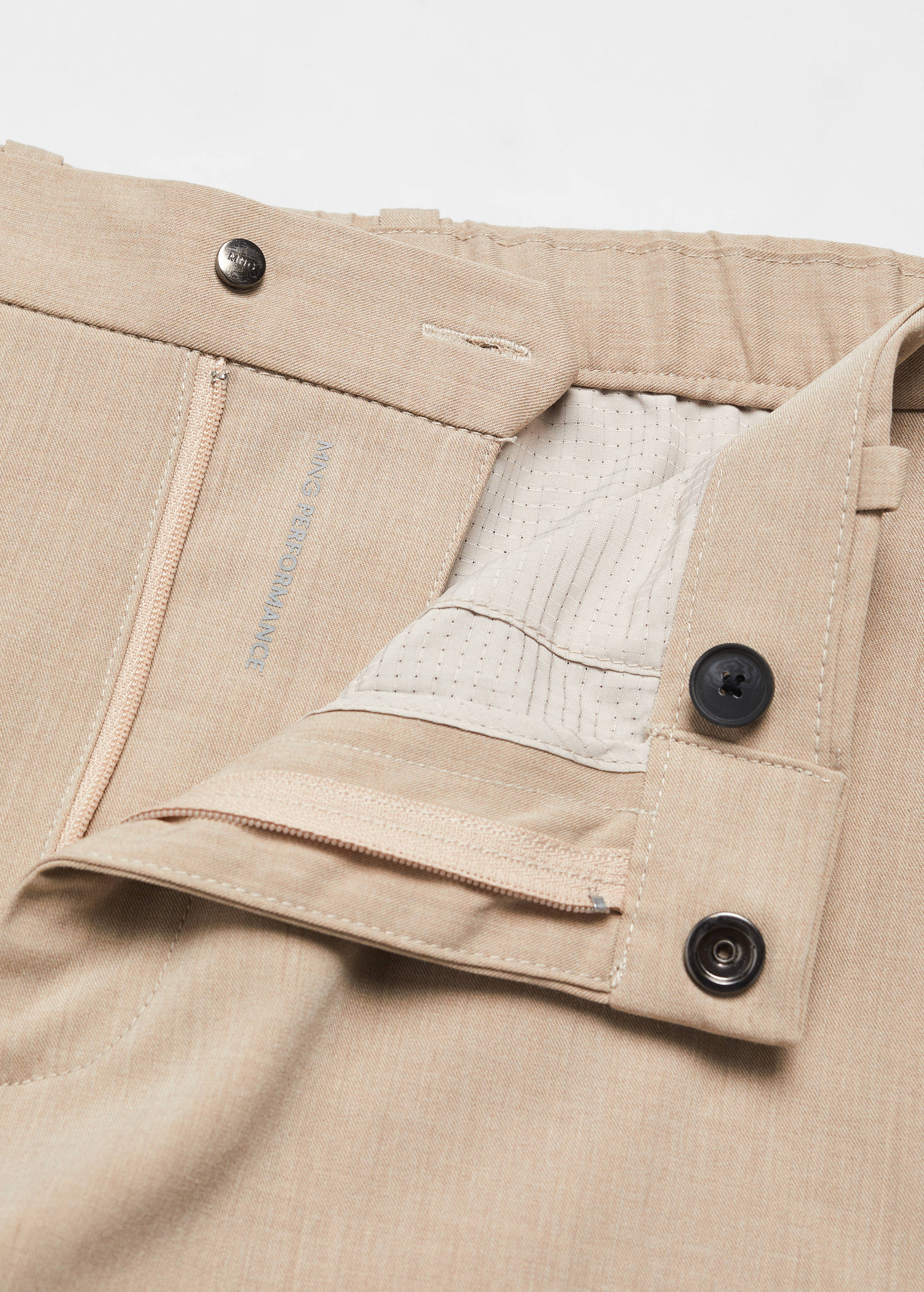 Slim fit stretch trousers - Details of the article 8