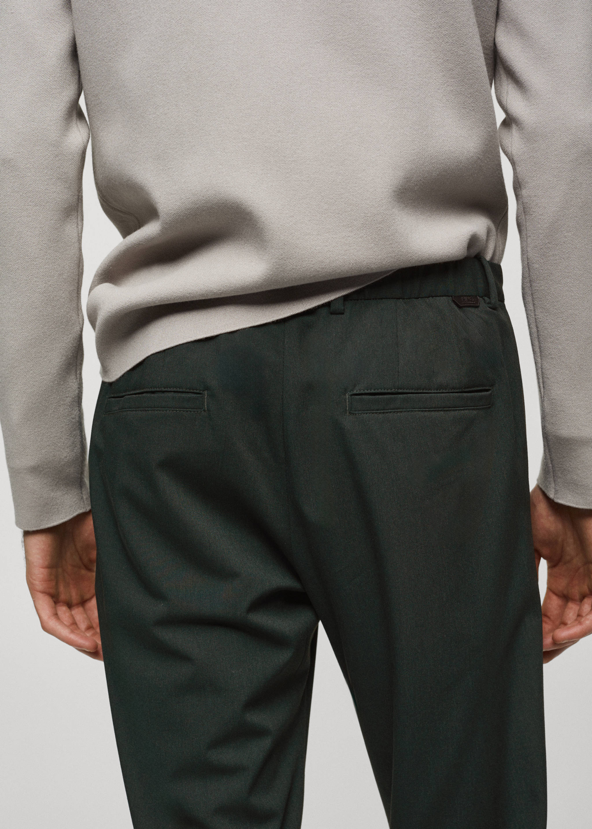 Slim fit stretch trousers - Details of the article 4